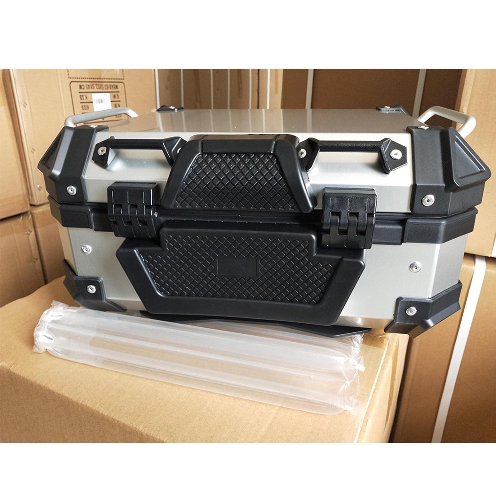 Top Passenger Backrest Cushion for 25L/28L/32L Motorcycle Rear Case Black