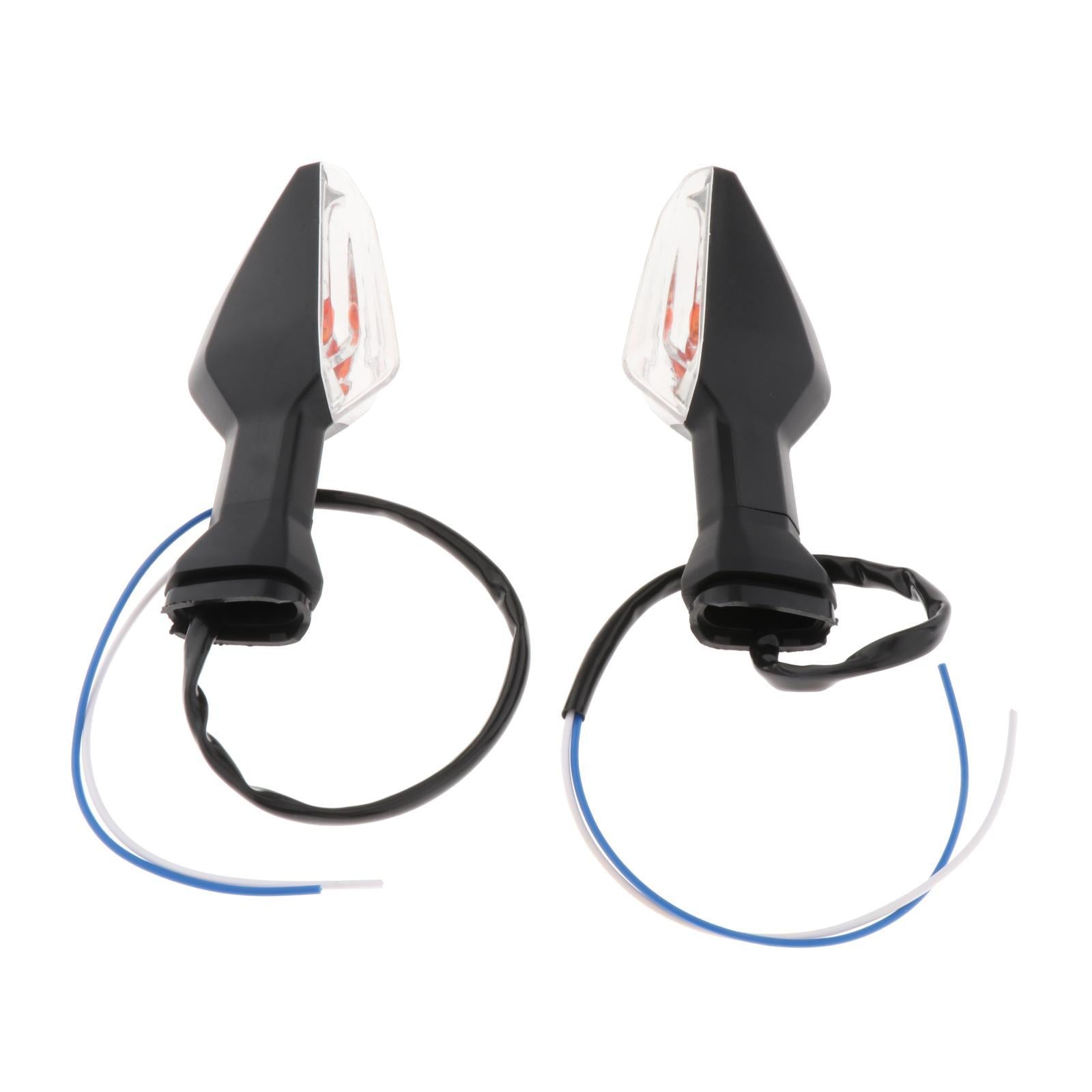 Turn Signal Indicators Motorbike er-6F 2009-2016 for Kawasaki White