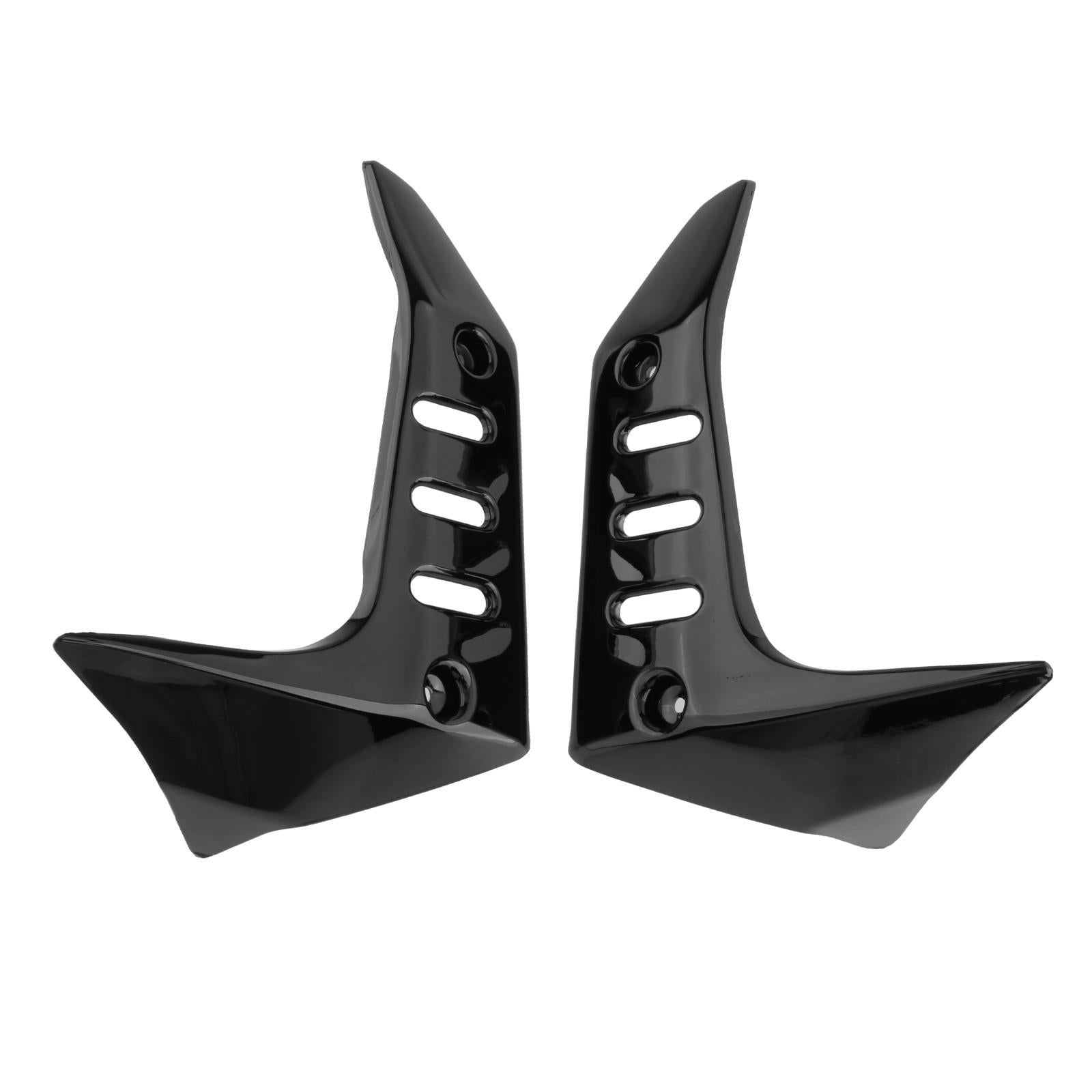 Motorcycle Fairing Kits Side Cover Fits for Kawaski Z750 2004 2005 2006 2007 Bright Black