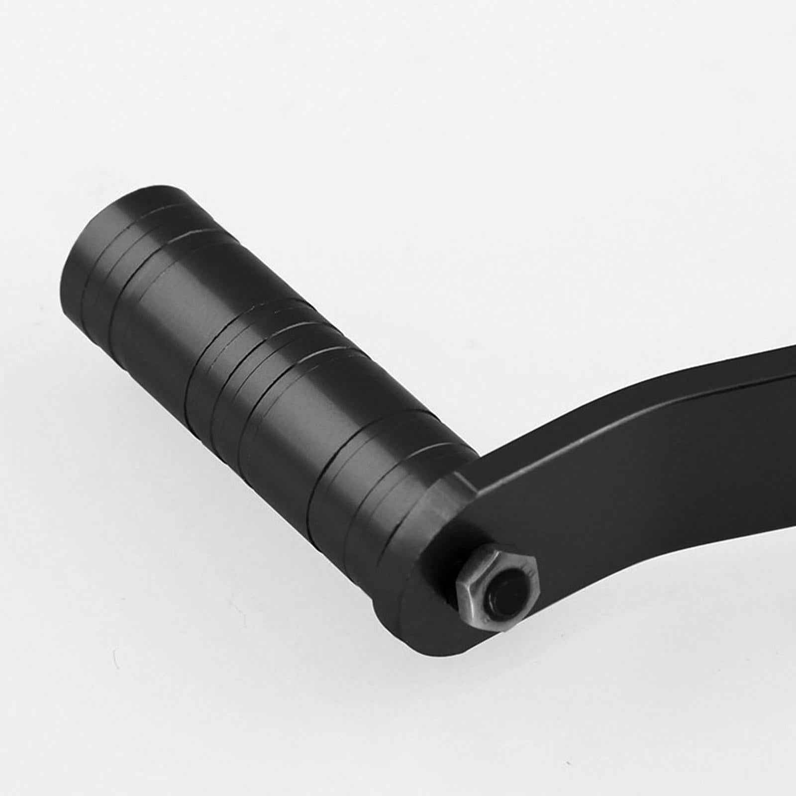 Gear Shift Lever Aluminum Alloy Double-Head Modified Fit for Motocross Black