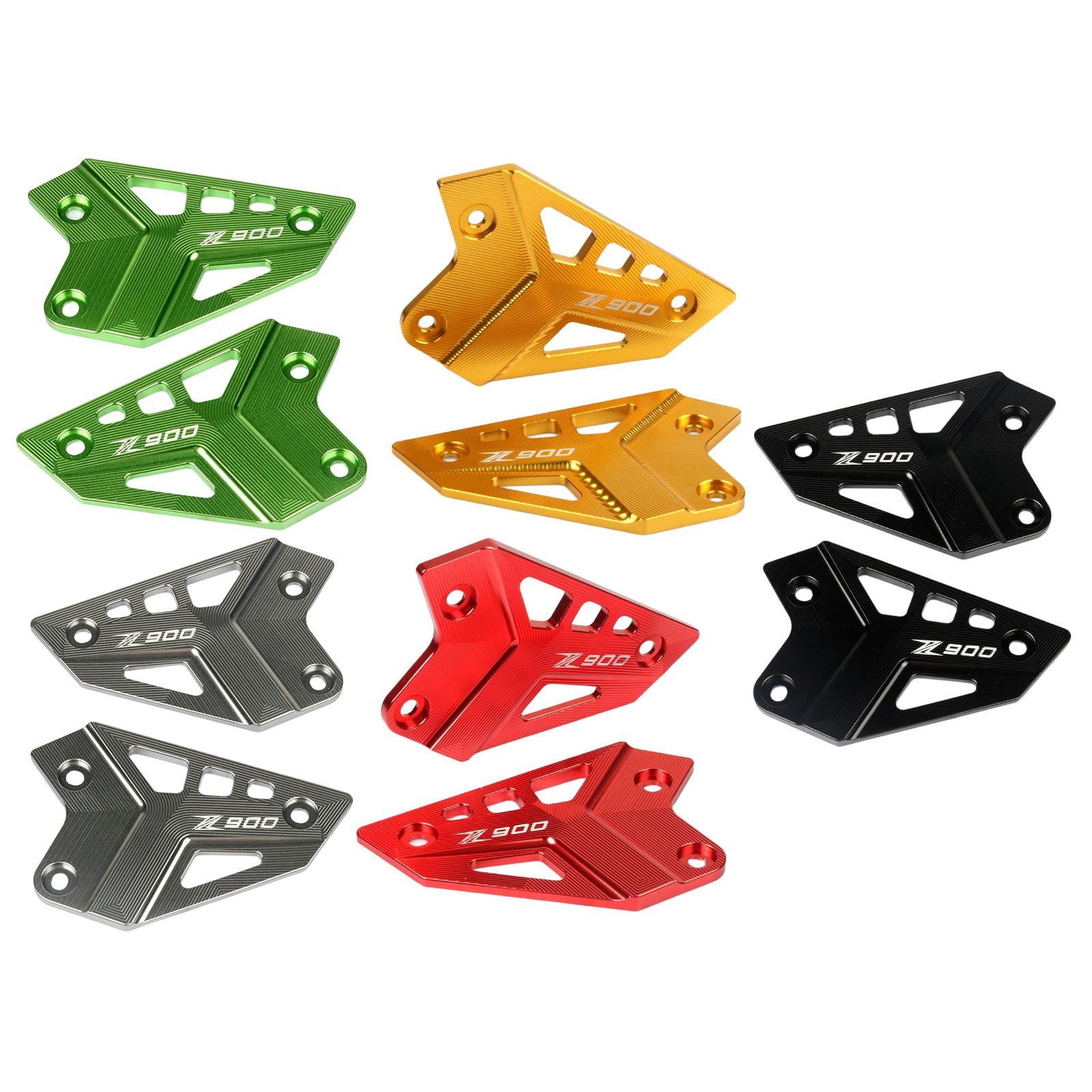 2x Motorcycle Foot Peg Protector Footrest Fits for Kawasaki Z900 Black
