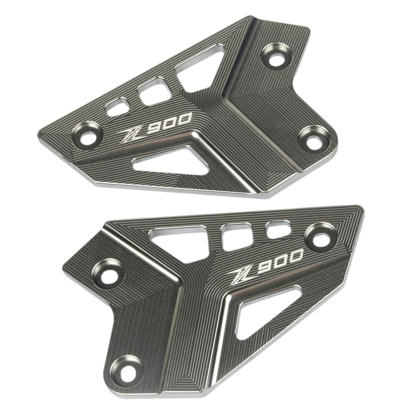 2x Motorcycle Foot Peg Protector Footrest Fits for Kawasaki Z900 Titanium