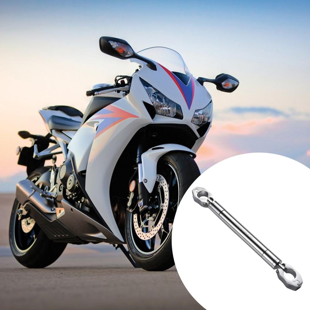 Motorbike Motorcycle Balance Bar 22mm Motocross Strengthen Handlebar Silver