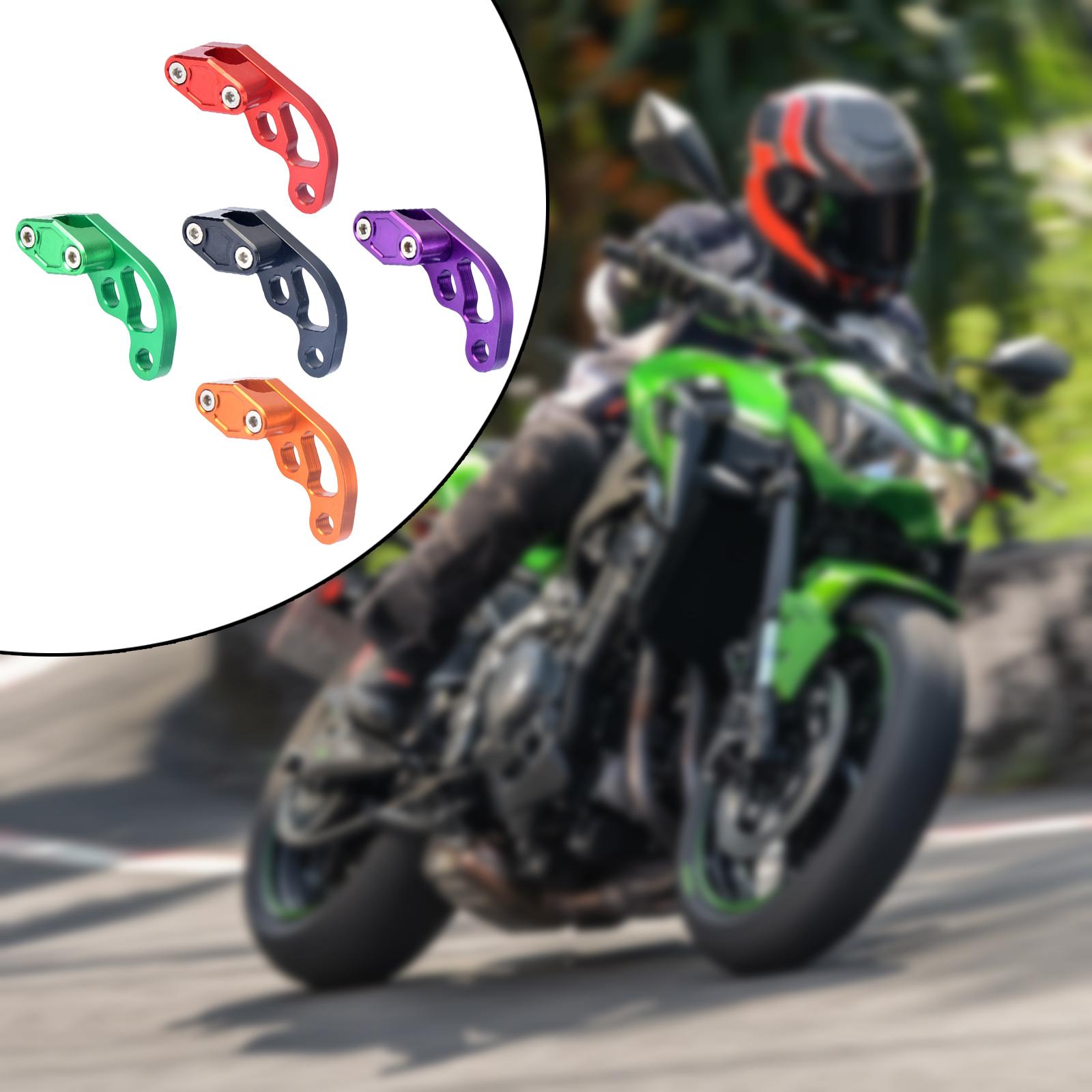 Motorcycle Oil Pipes Brake Clamp Universal CNC Aluminum for Bikes ATV Black