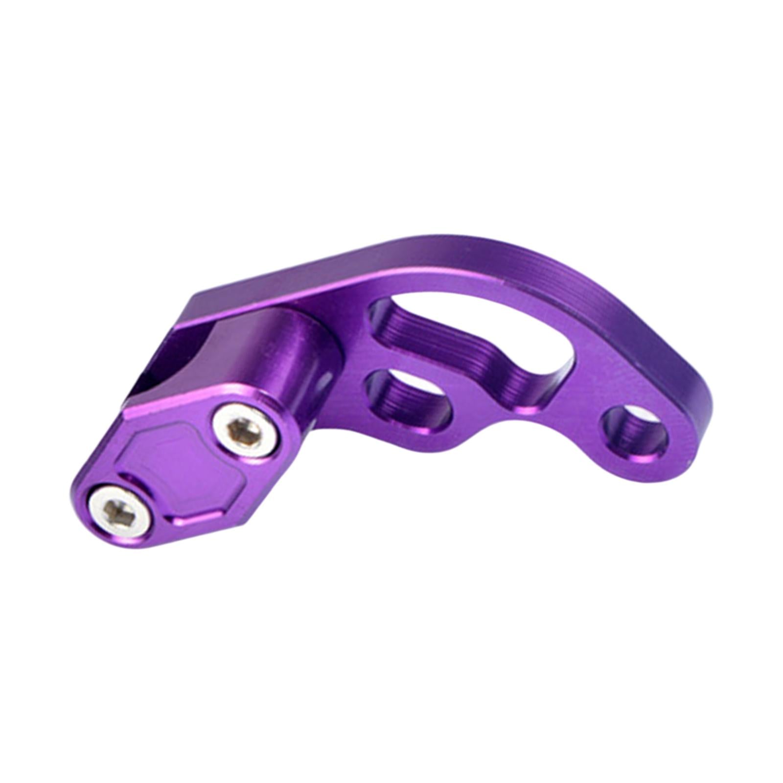 Motorcycle Oil Pipes Brake Clamp Universal CNC Aluminum for Bikes ATV Purple