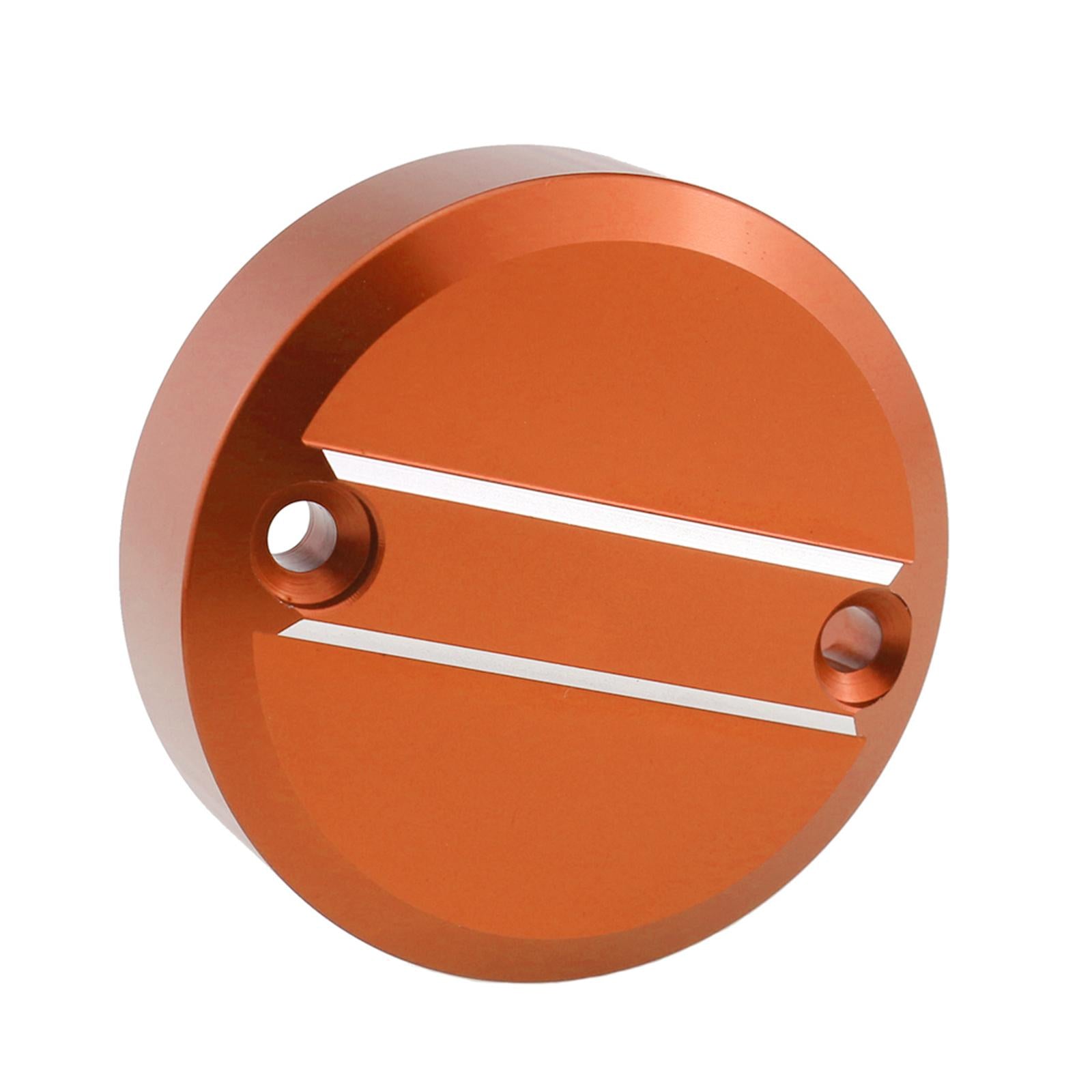 Motorbike Front Brake Reservoir Fluid Cover Caps for Panigale V2 Orange