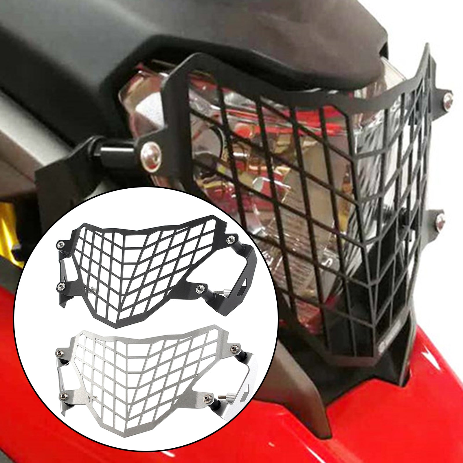 Motorcycle Lampshade, Modified Part Replace for BMW G310GS 2017-2020 silver