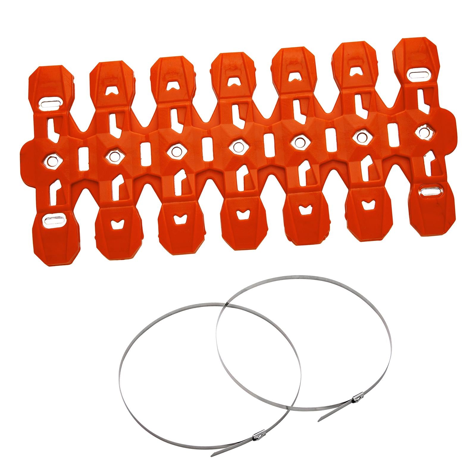 30cm Motorbike Exhaust Muffler Pipe Guard for Road Motorbike Orange