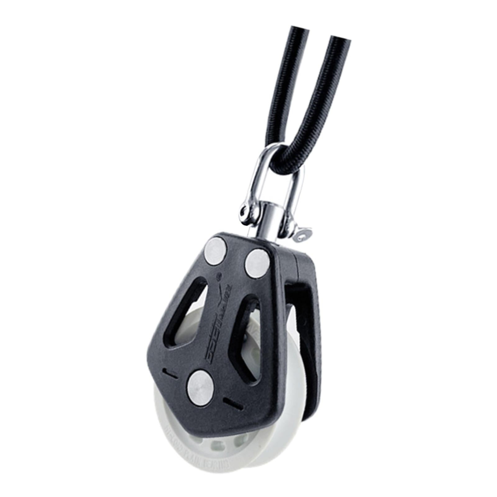 Boat Kayak Ball Bearing Pulley Block Corrosion-Resistant Sturdy B