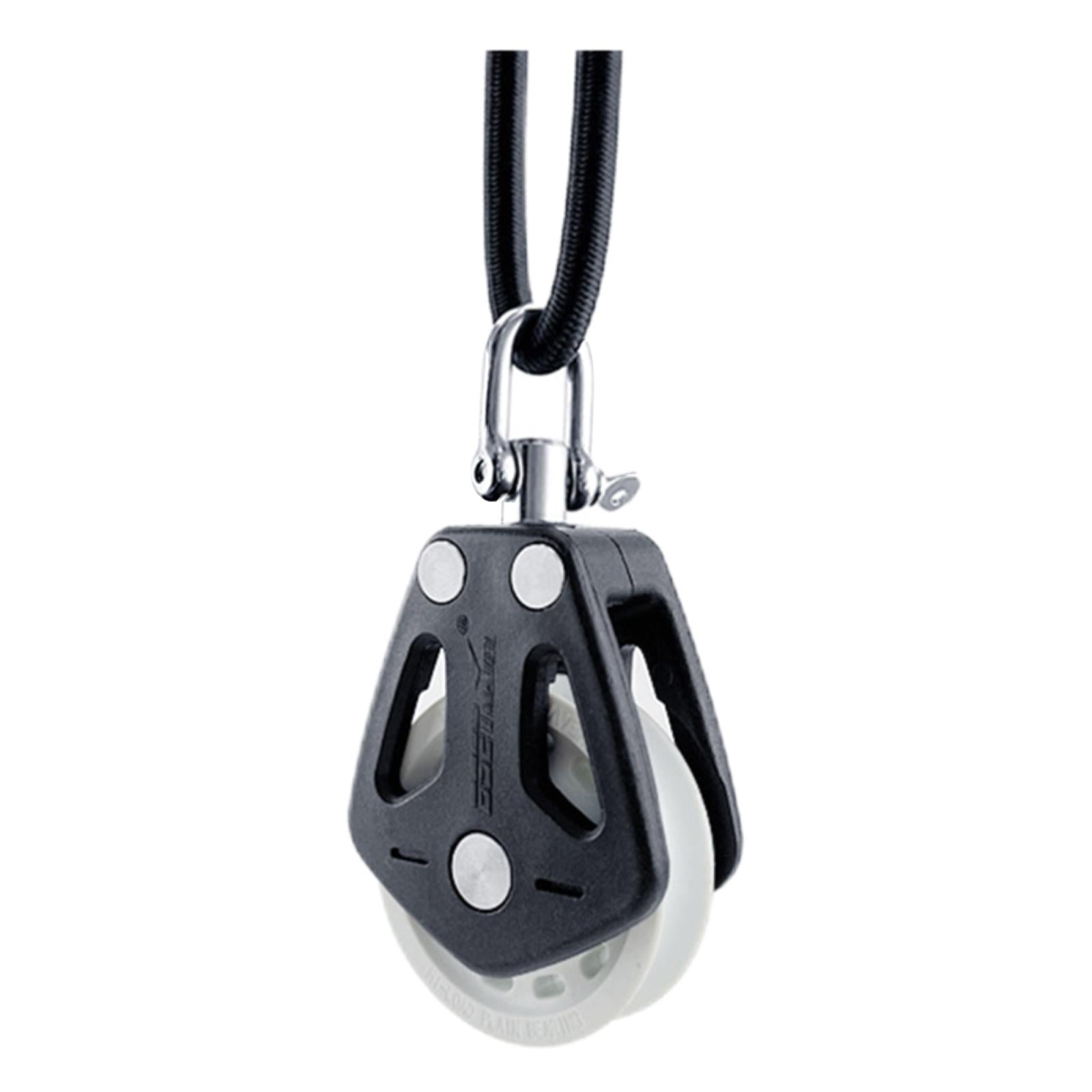 Boat Kayak Ball Bearing Pulley Block Corrosion-Resistant Sturdy B