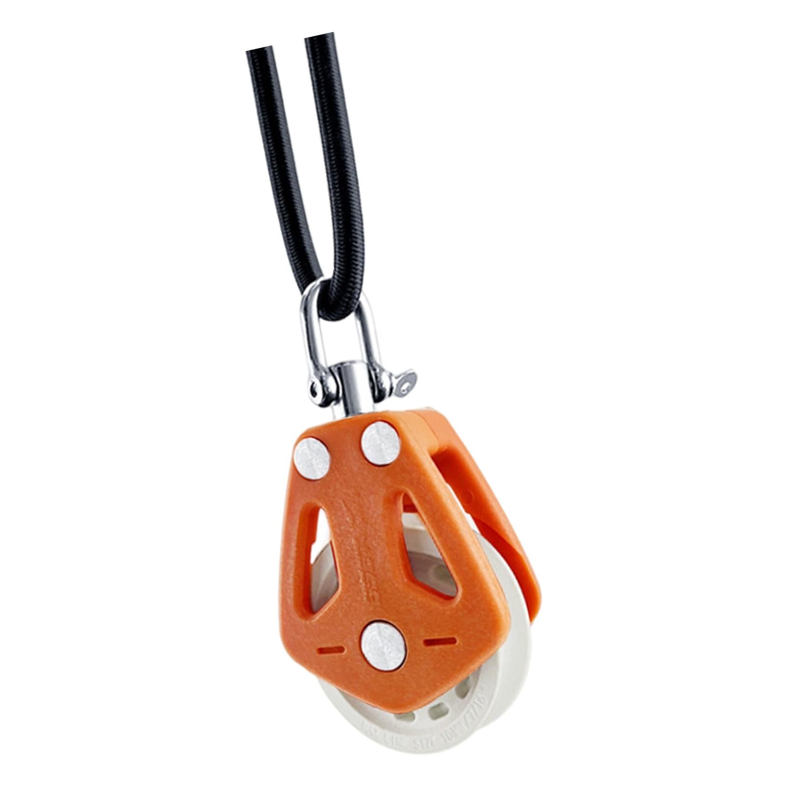 Boat Kayak Ball Bearing Pulley Block Corrosion-Resistant Sturdy D