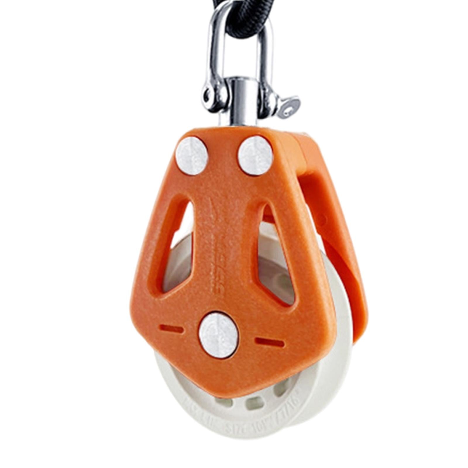 Boat Kayak Ball Bearing Pulley Block Corrosion-Resistant Sturdy D