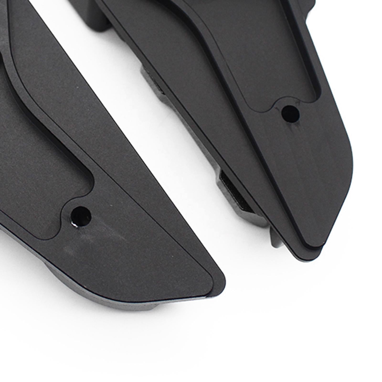 Footpegs Folding Passenger Motorcycle Fit for Vespa Sprint 150 2017-2020 Black