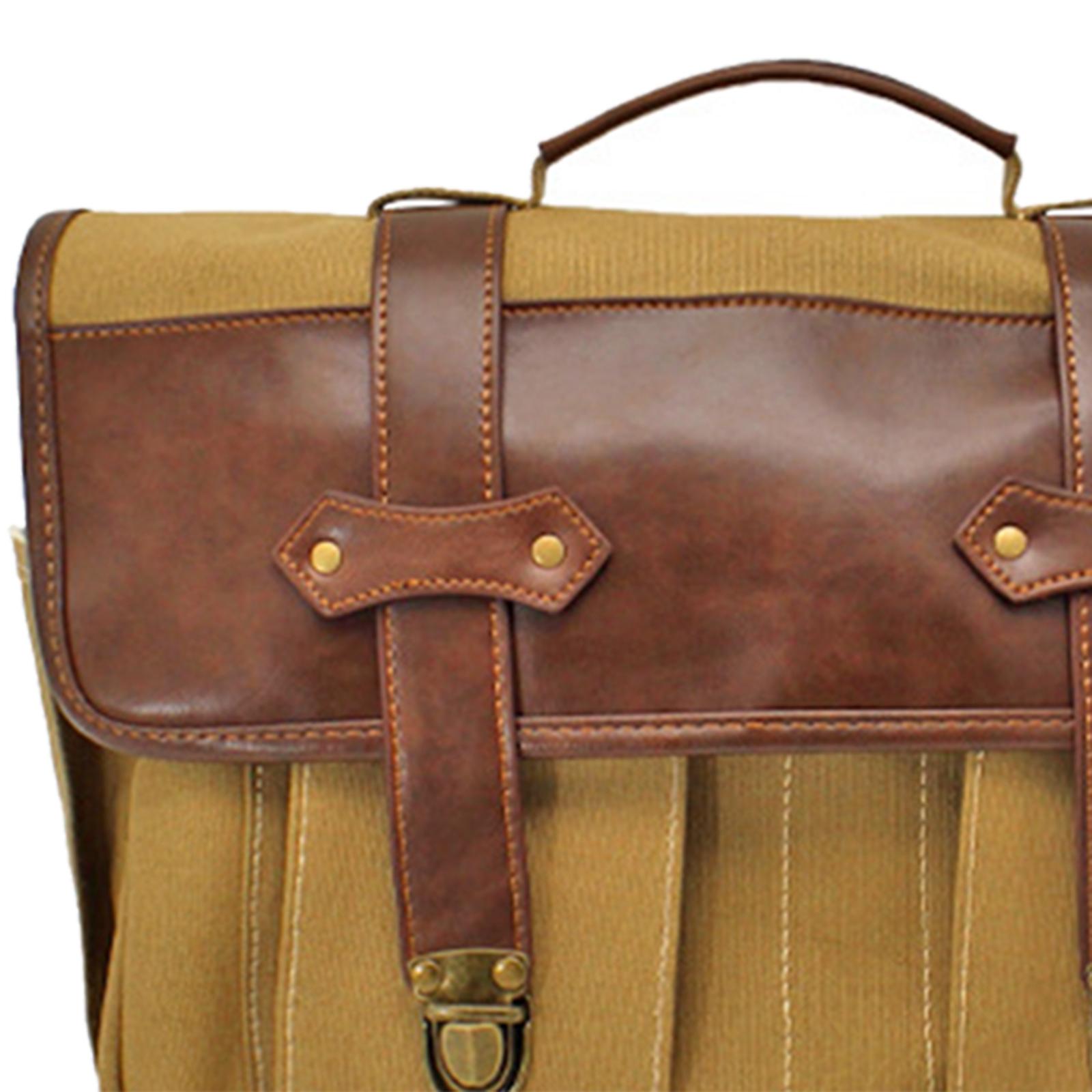 Motorcycle Saddle Bag Waterproof Storage Organizer Classic for Riding Brown
