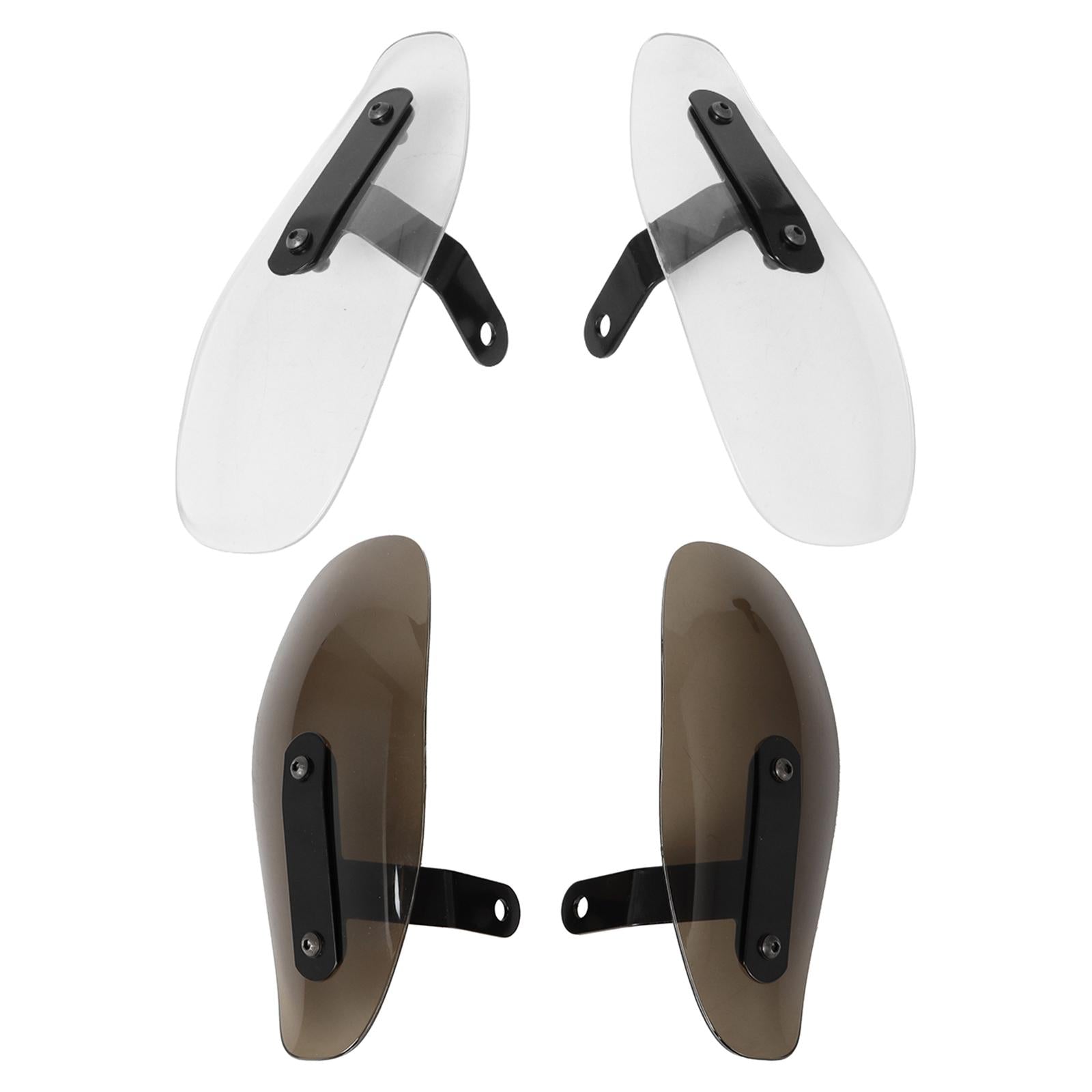 2Pcs Motorbike Hand Frames Handlebars Plastic for Honda 883 White