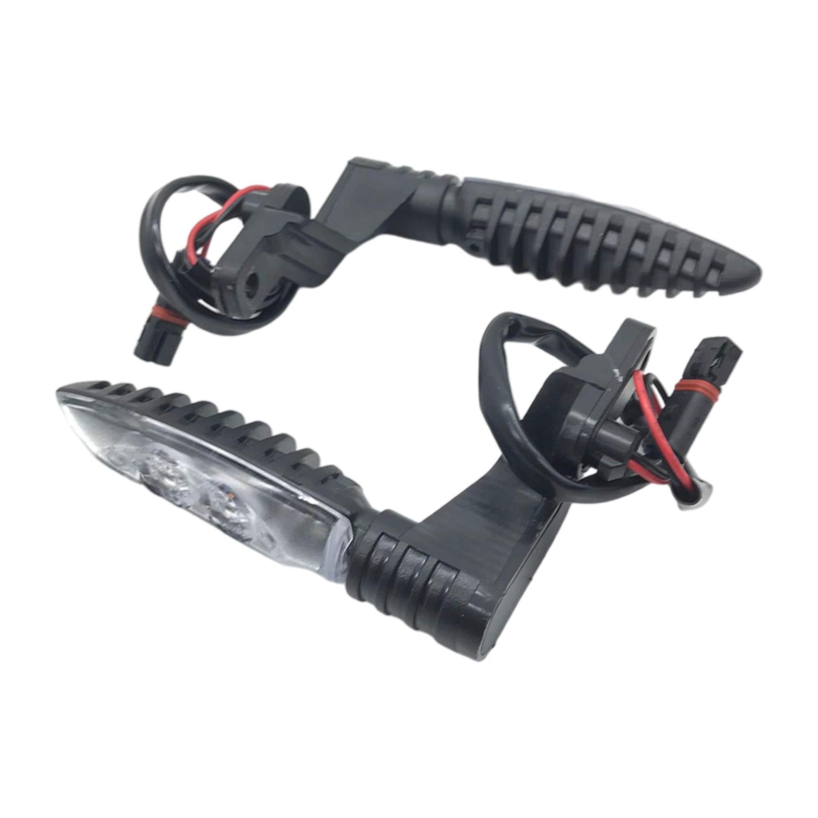 2Pcs Motorbike LED Turn Indicators Transparent Cover for BMW K1300