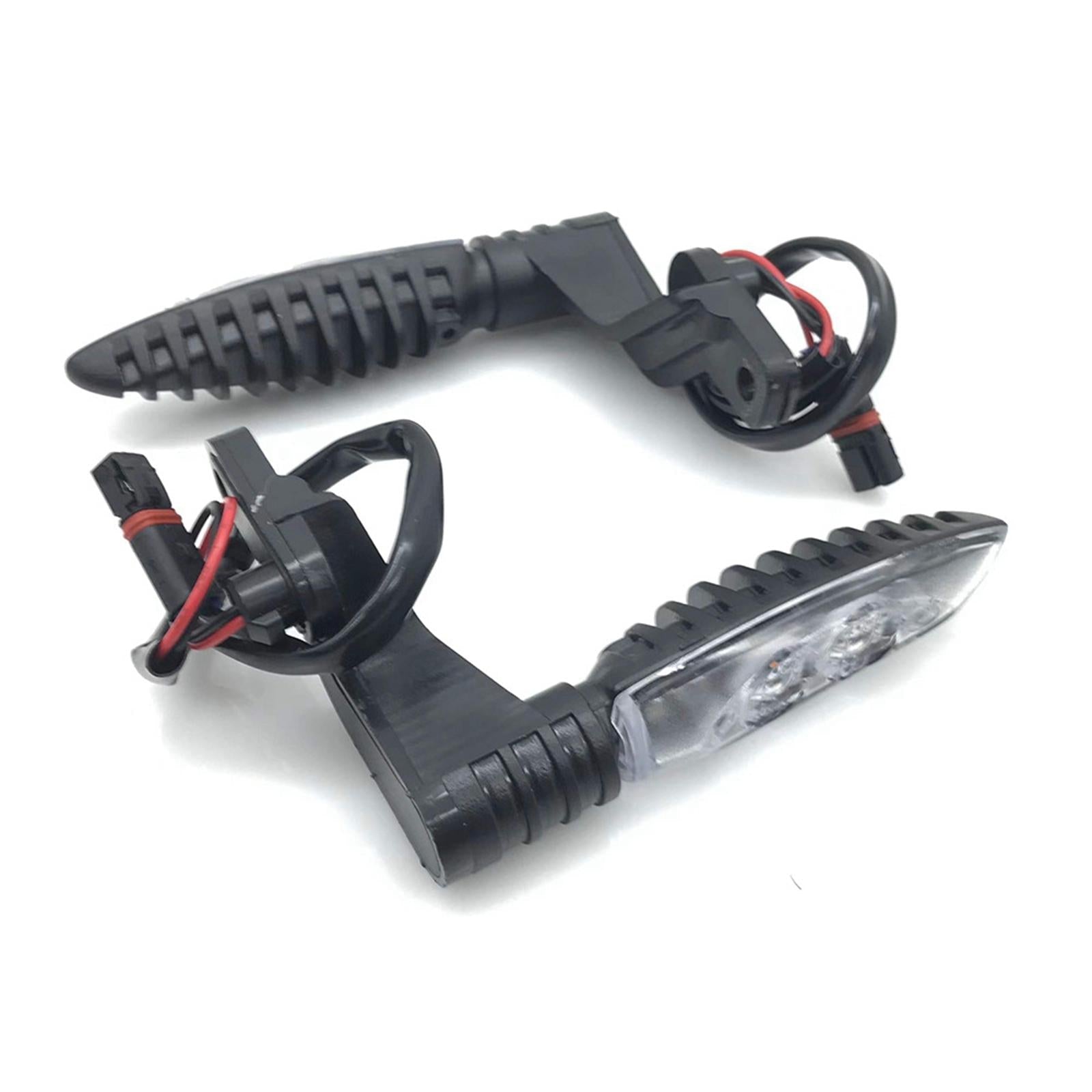 2Pcs Motorbike LED Turn Indicators Transparent Cover for BMW K1300
