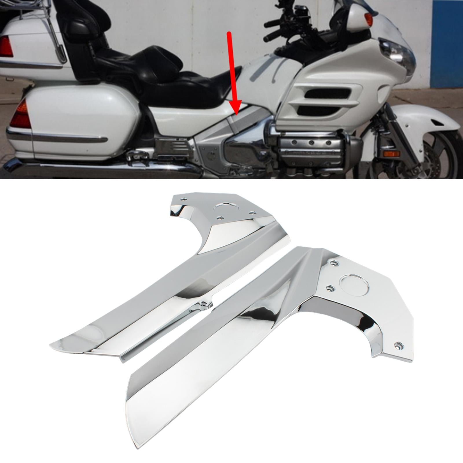 2x Motorcycle Fairing Frame Covers Fit for Honda GL1800 Easy to Install