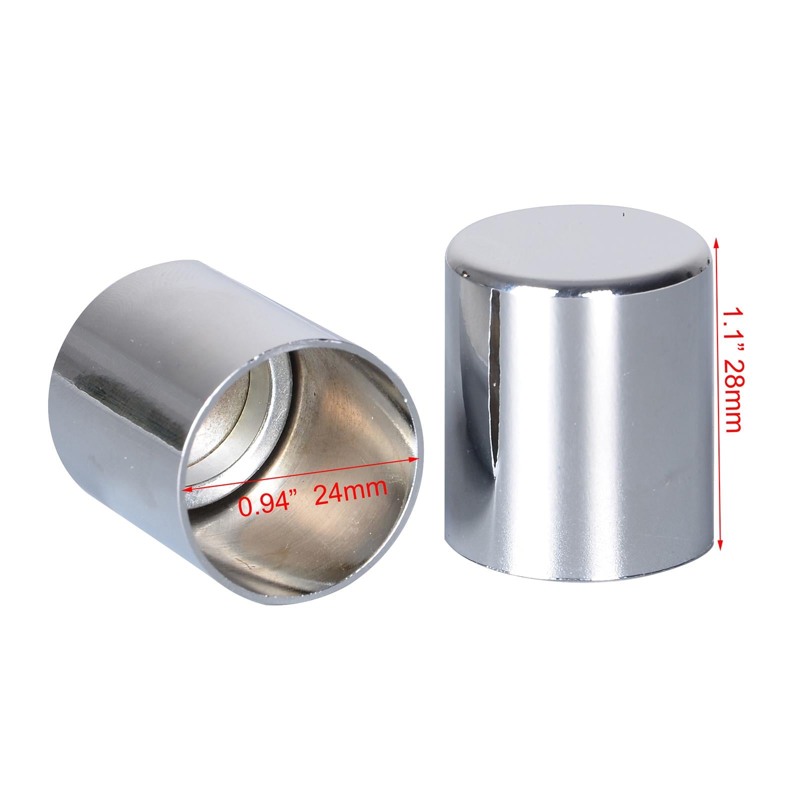4Pcs Docking Hardware Covers/ for Harley Street Glide Chrome