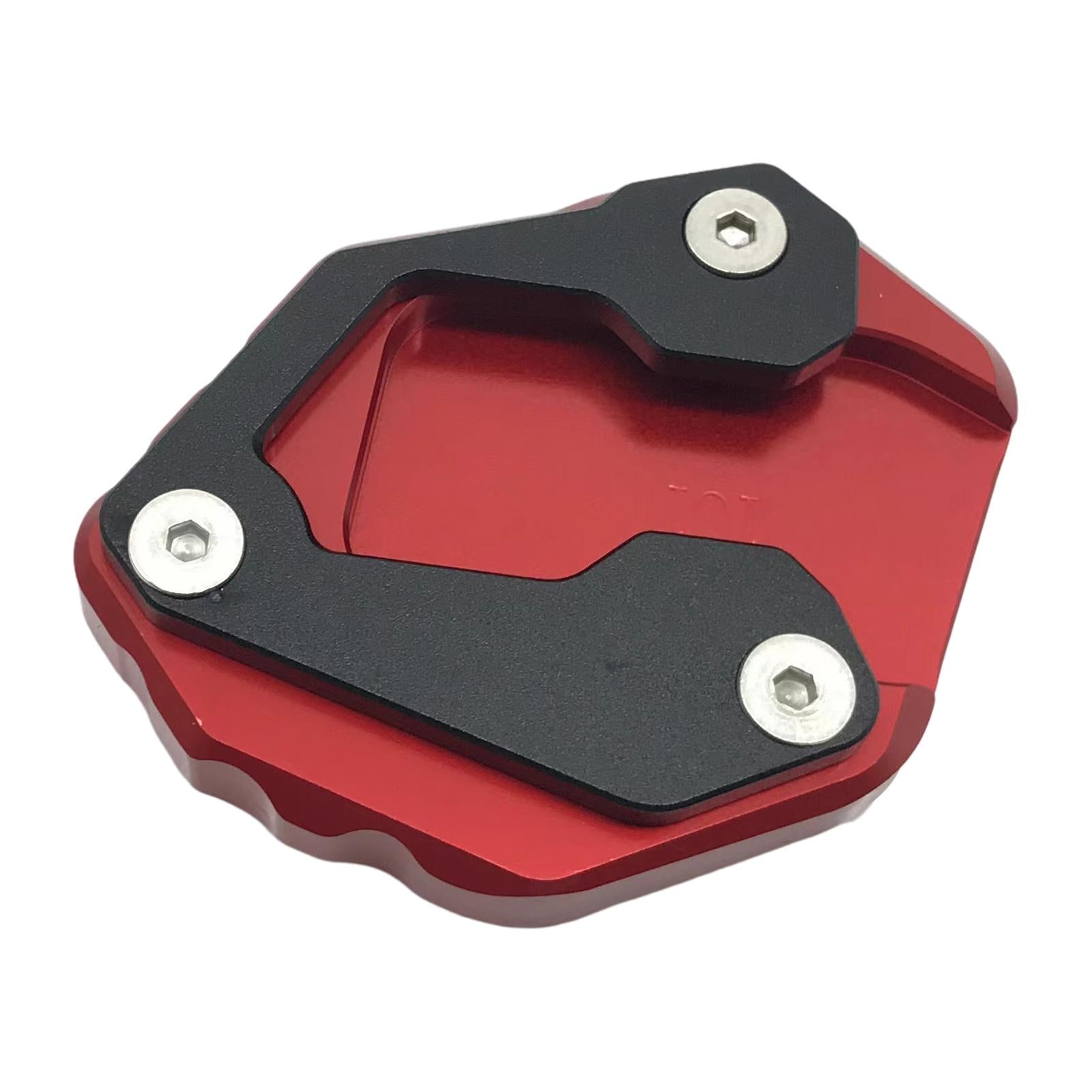 Motorcycle Kickstand Pad Enlarge Extension for Yamaha MT-09 MT09 FZ-09 Red