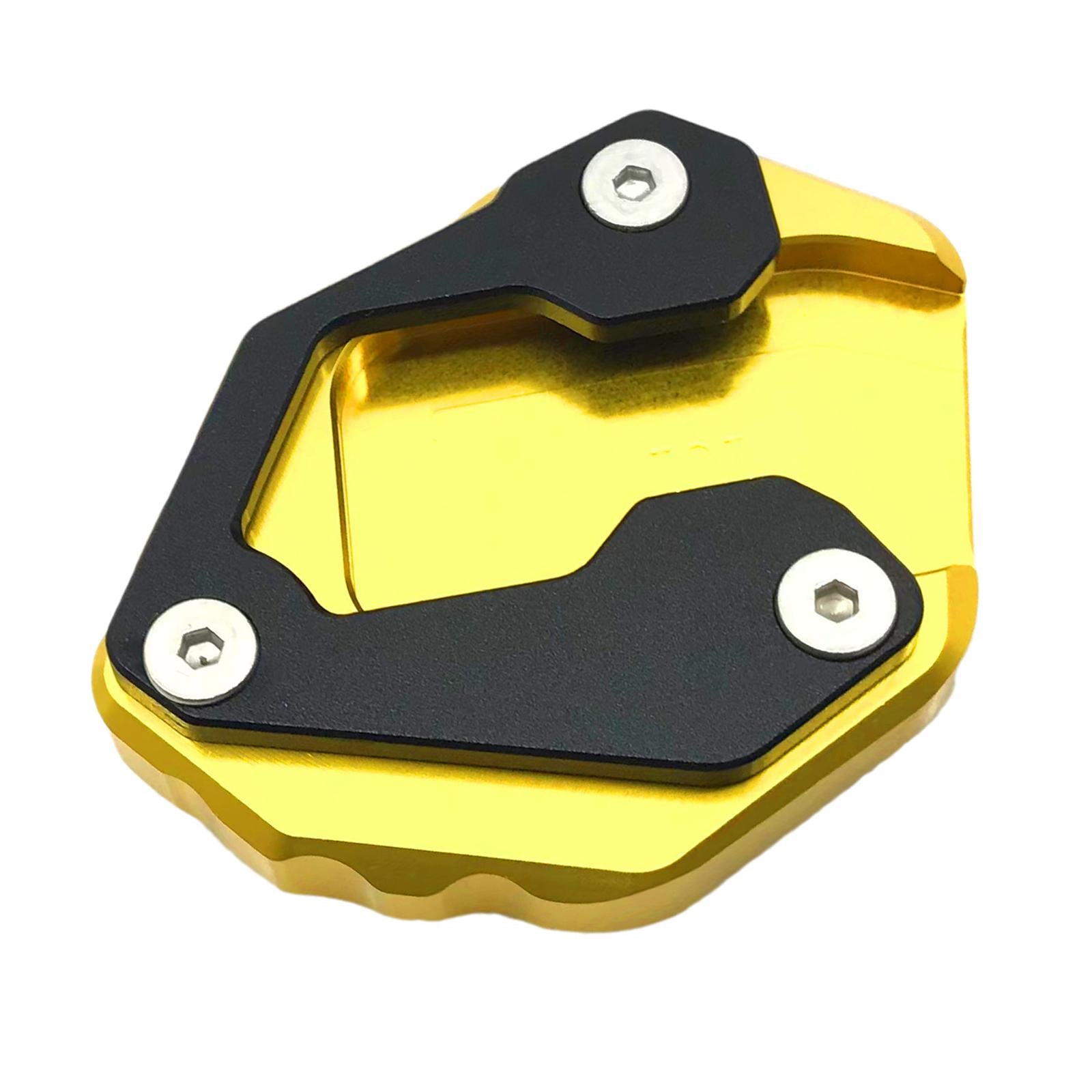 Motorcycle Kickstand Pad Enlarge Extension for Yamaha MT-09 MT09 FZ-09 Gold