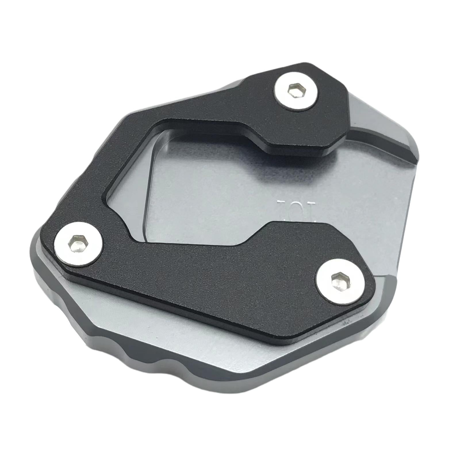 Motorcycle Kickstand Pad Enlarge Extension for Yamaha MT-09 MT09 FZ-09 Gray