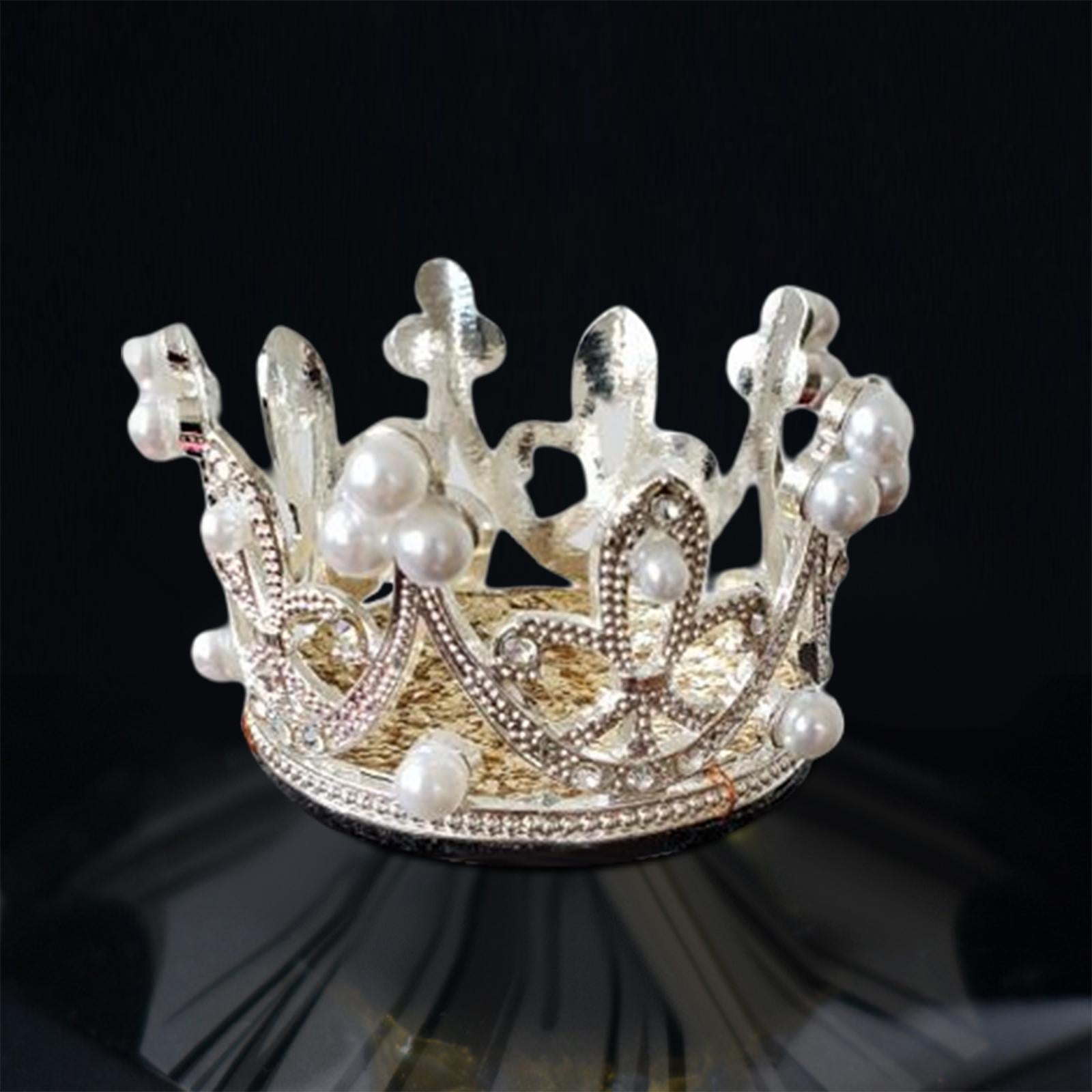 Motorcycles Helmet Crown Cute Retro for Ski Skateboard Women Silver Pearl M