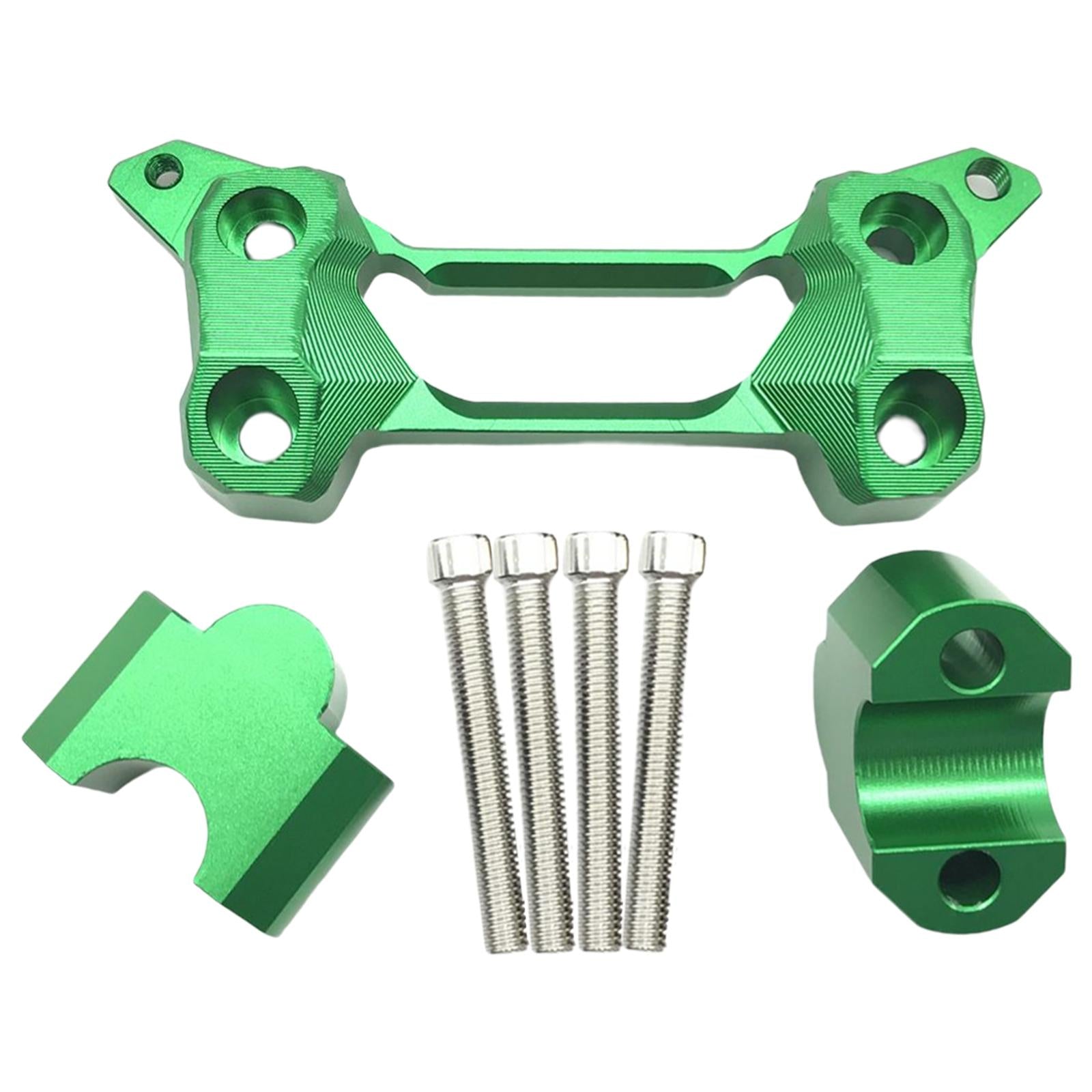 Motorcycle Handlebar Riser Kit Fit for Kawasaki 650 2015-2021 VN650 green