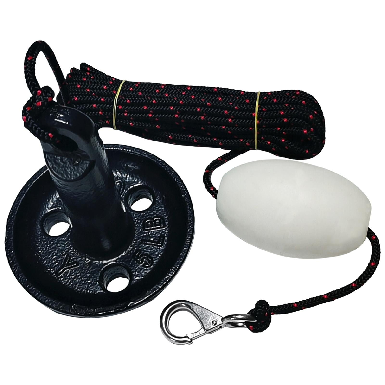 Complete Mushroom Anchor Kit with Rope Marker Buoy Carabiner Fit for Raft