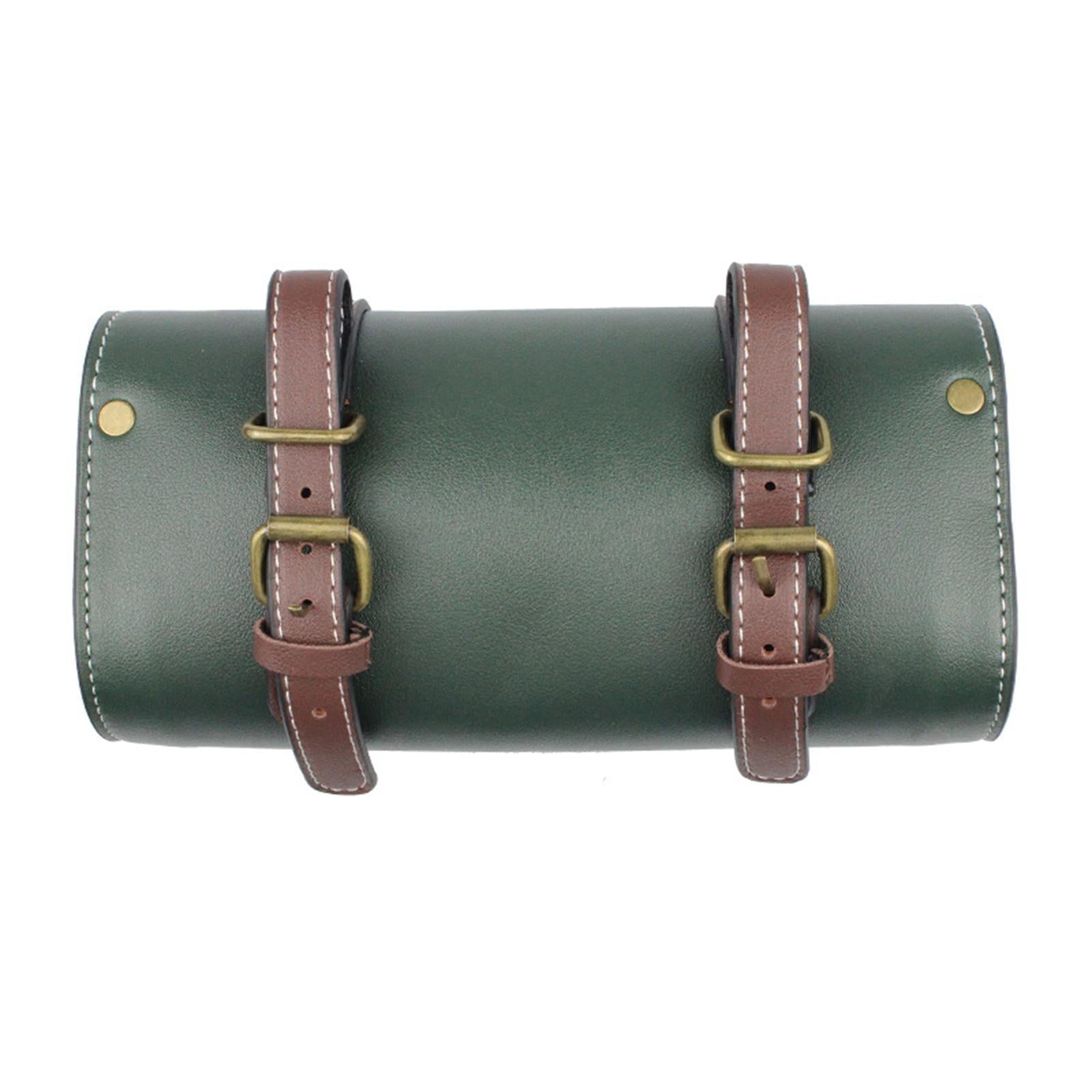 Motorcycle Fork Bag Durable Motorcycle Roll Bag Fits for Mountain Bike Green
