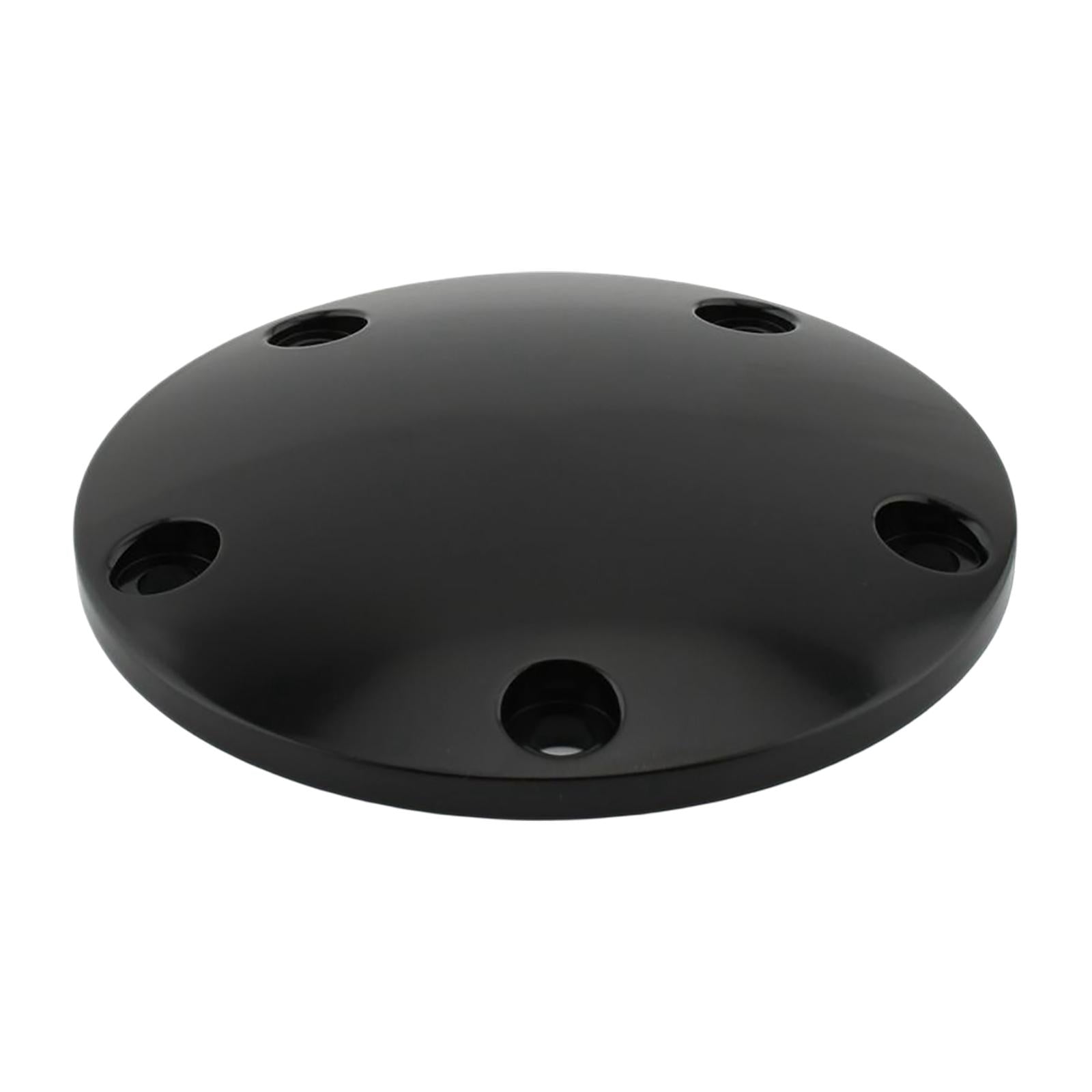 Domed Timing Points Cover for Harley Twin cam 1999-2017 Softail Black