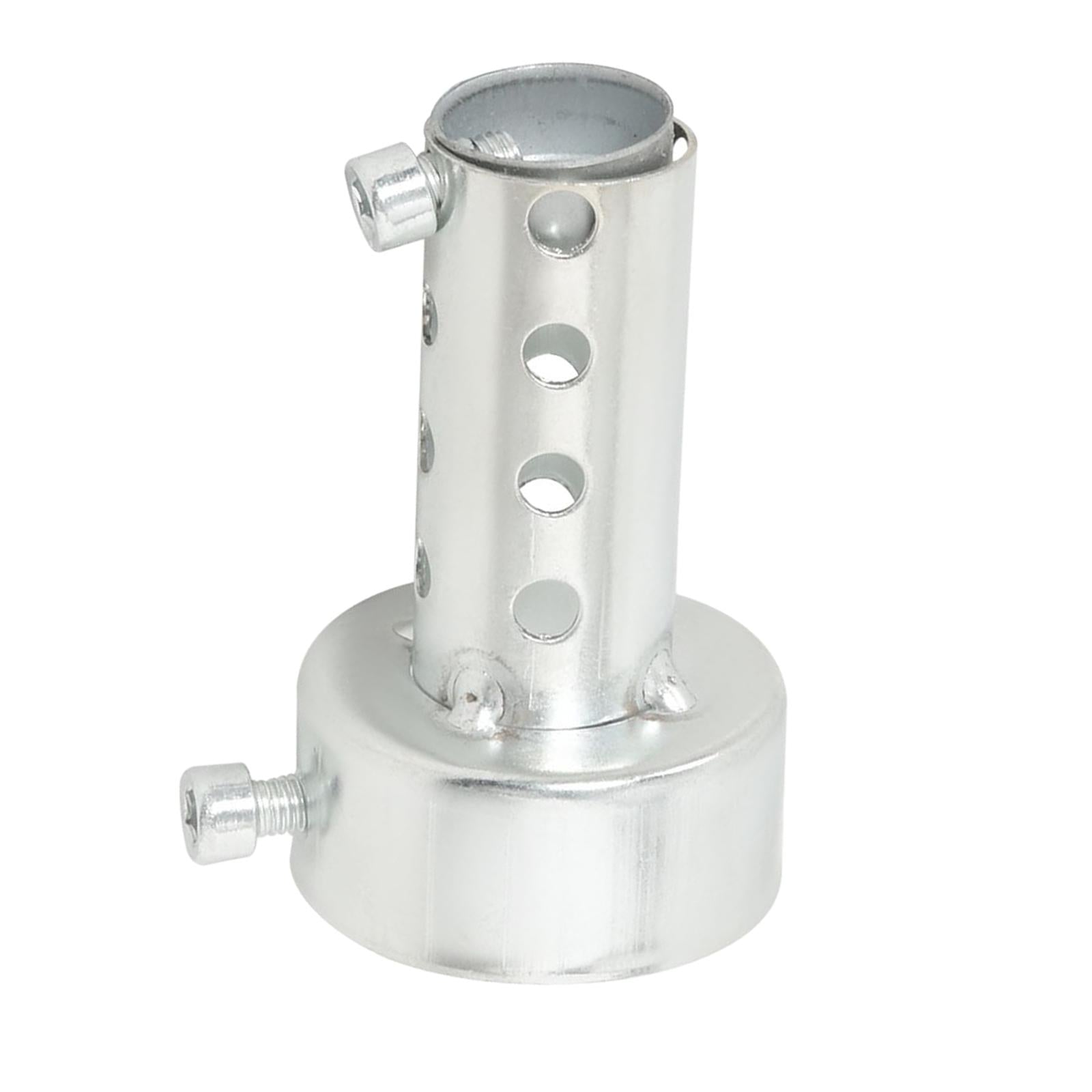 4xMotorcycle Exhaust Muffler Noise Elimination for Motorbike 48mm Short Silver