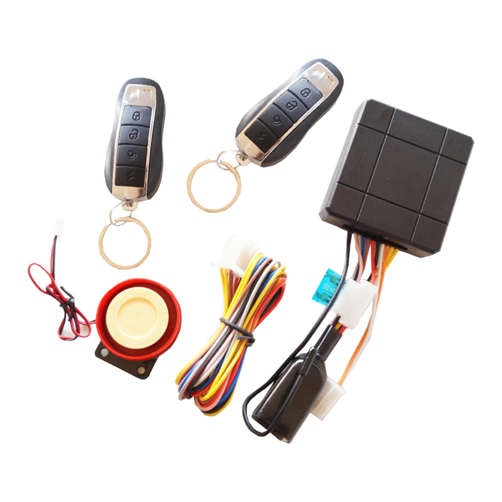 12V Motorcycle Alarm System App Remote Control Wireless Style B