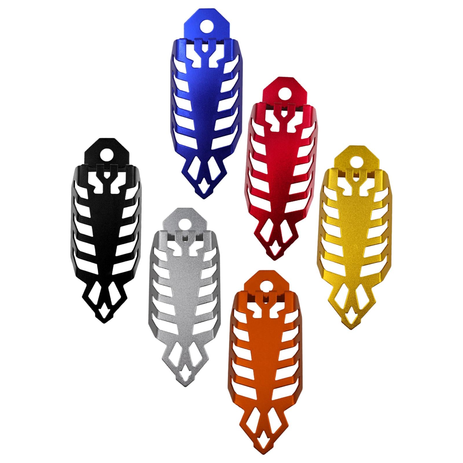 T6063 Aluminum Alloy Motorcycle Shock Absorber Cover Replaces Orange