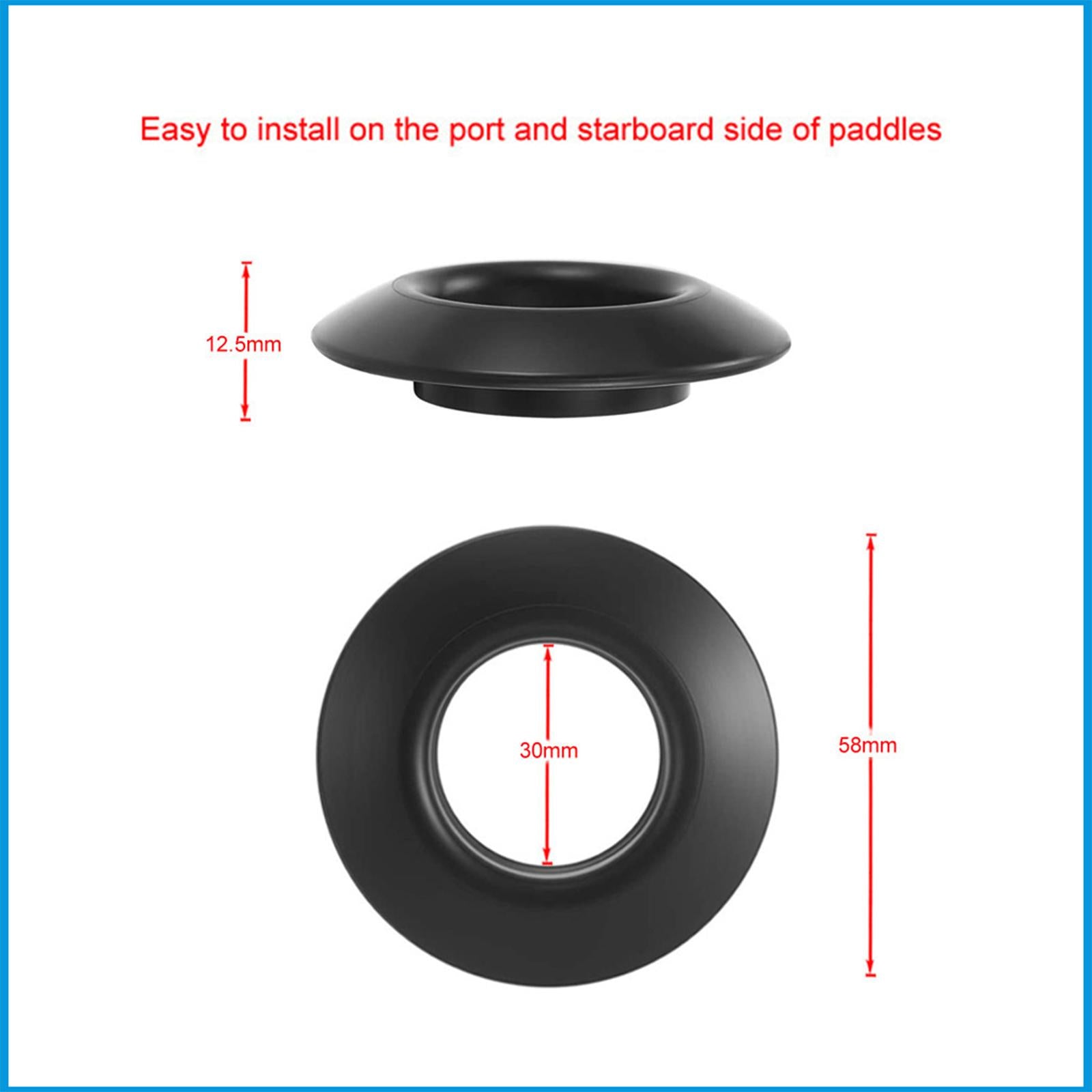 3xKayak Oar Paddle Shaft Drip Rings Fit for Kayak and Canoe Paddles Shaft