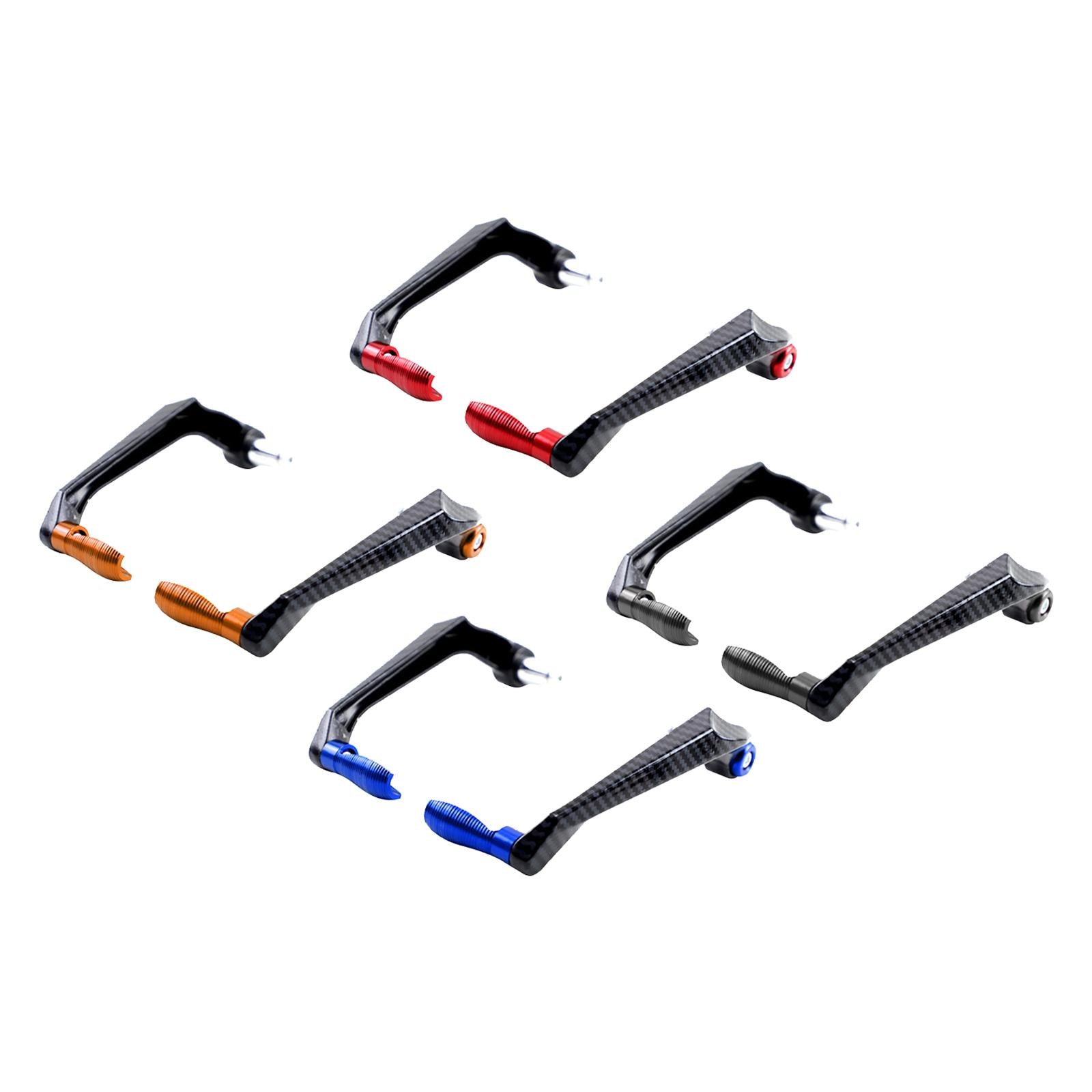Motorcycle Brake Clutch Lever Guards Handlebar Protector Motorbike Red