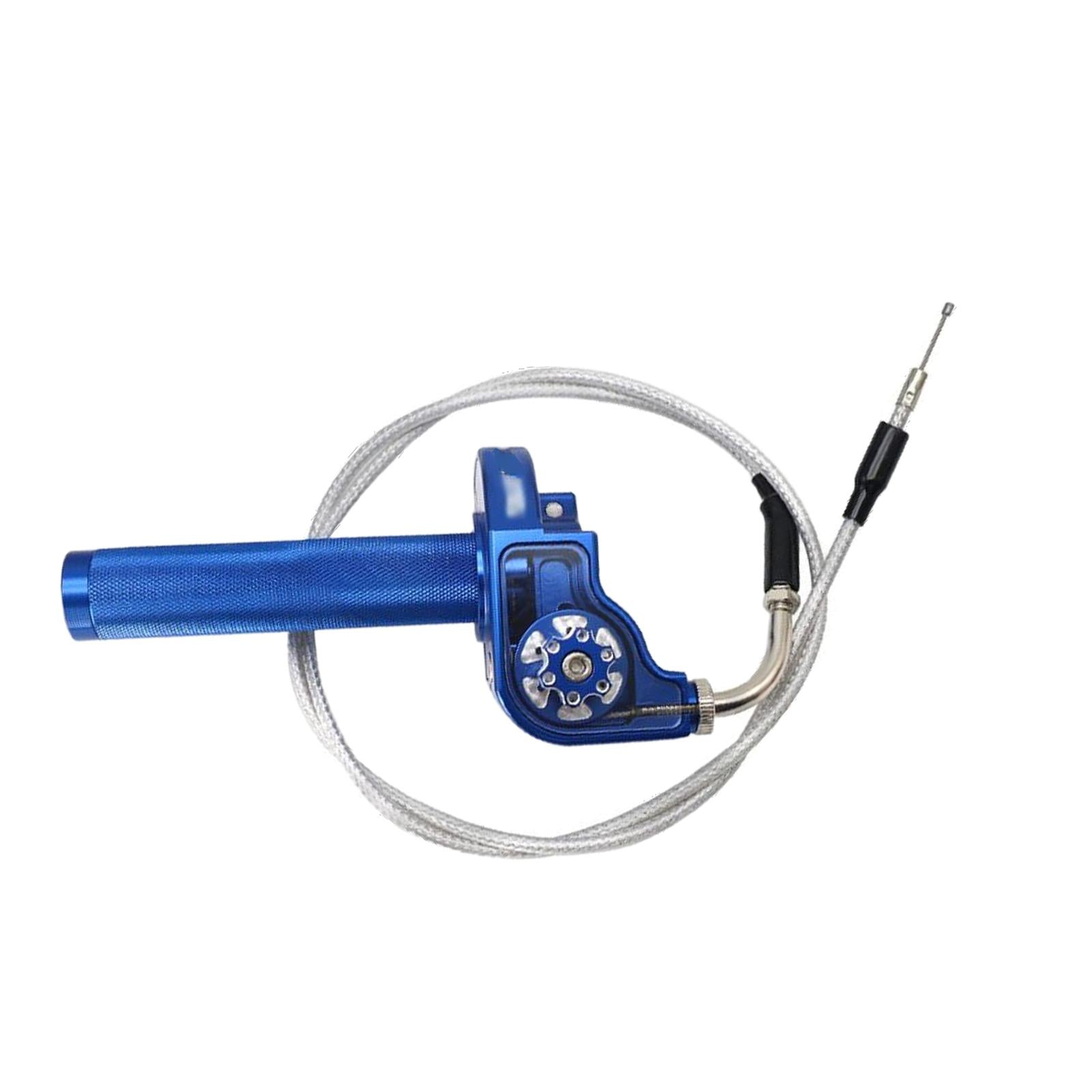 Throttle Grip Accelerator Aluminum Alloy for Motorcycle Easy to Install Blue