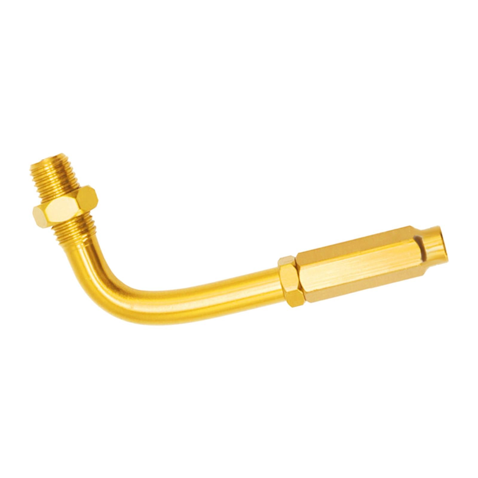 Universal Motorcycle Throttle Cable Adjuster 90 Degree for MTB Bikes Golden