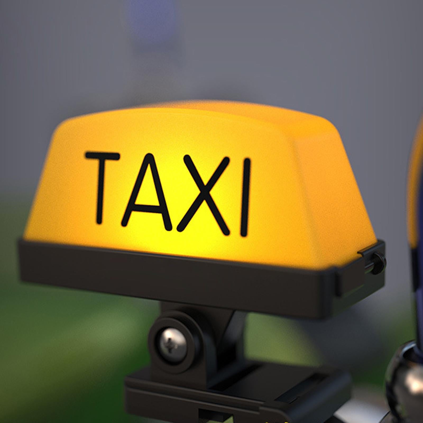 Motorcycle Decoration Modified Light Taxi Box Sign Lamp Always Bright