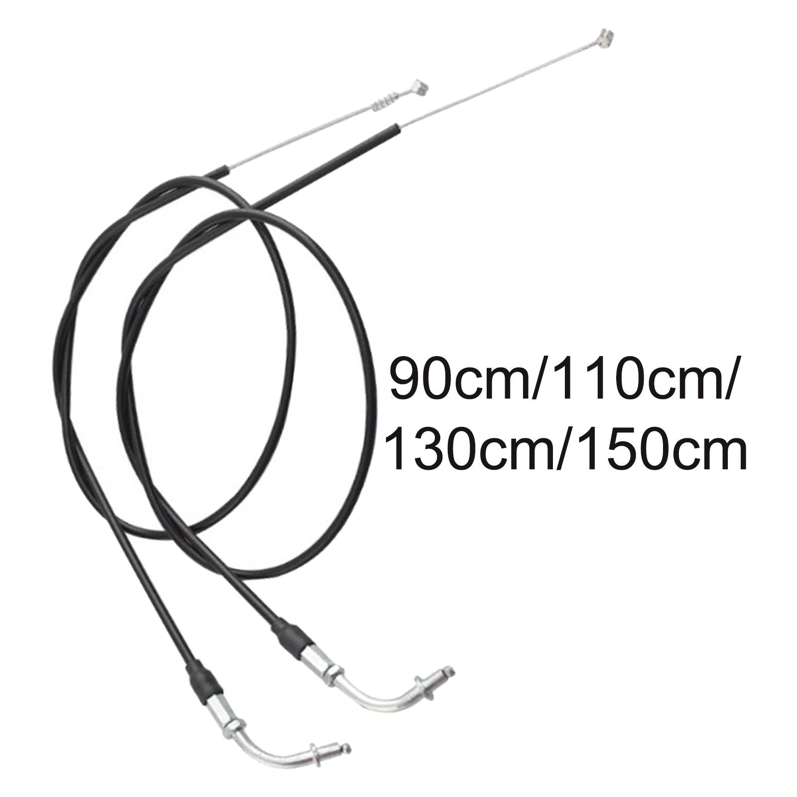 2x Motorcycle Throttle Cable Wire for Harley XL883 XL1200 x48 02-2014 90cm