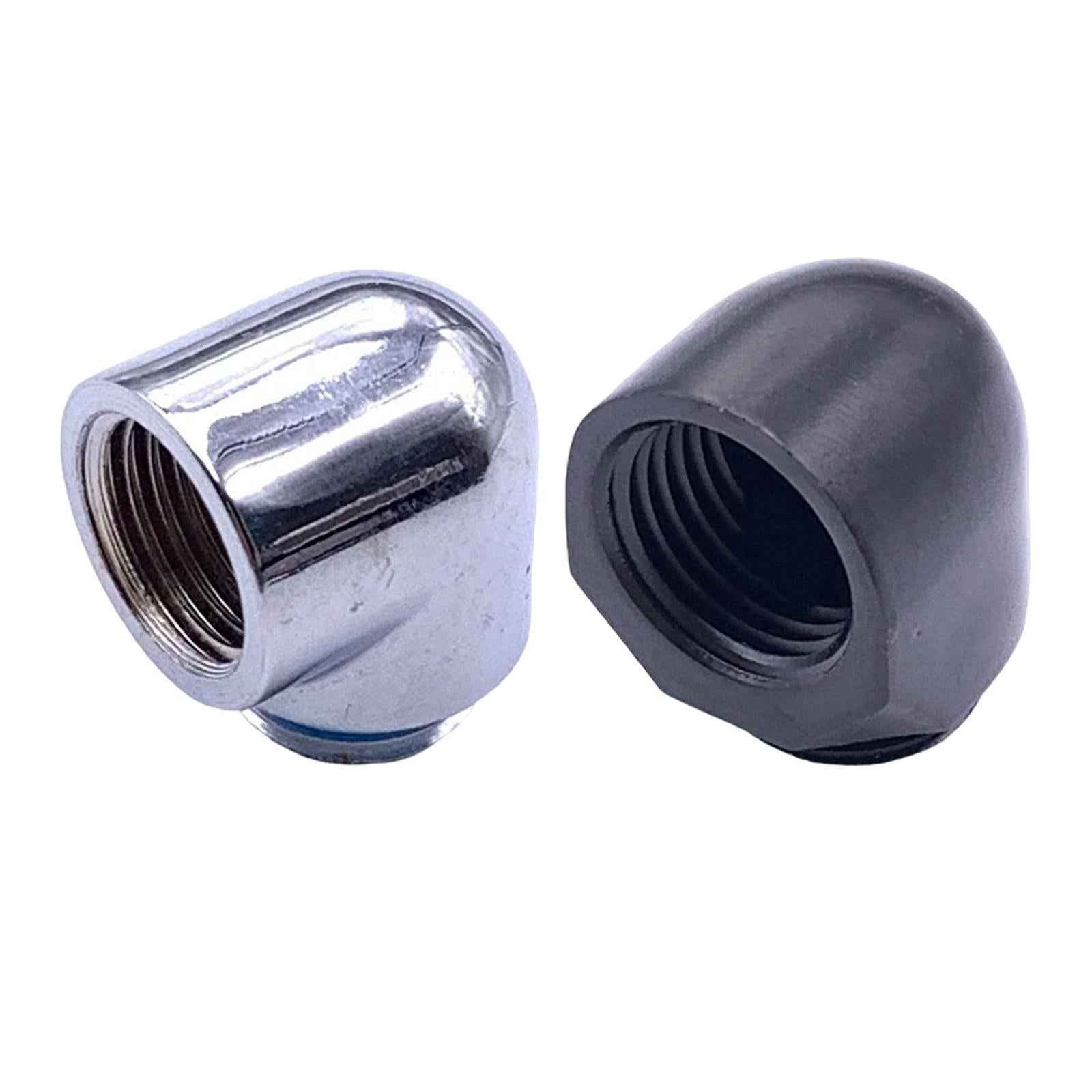 Extender Fitting 90 Degrees for PC Water Cooling System Accessories Silver