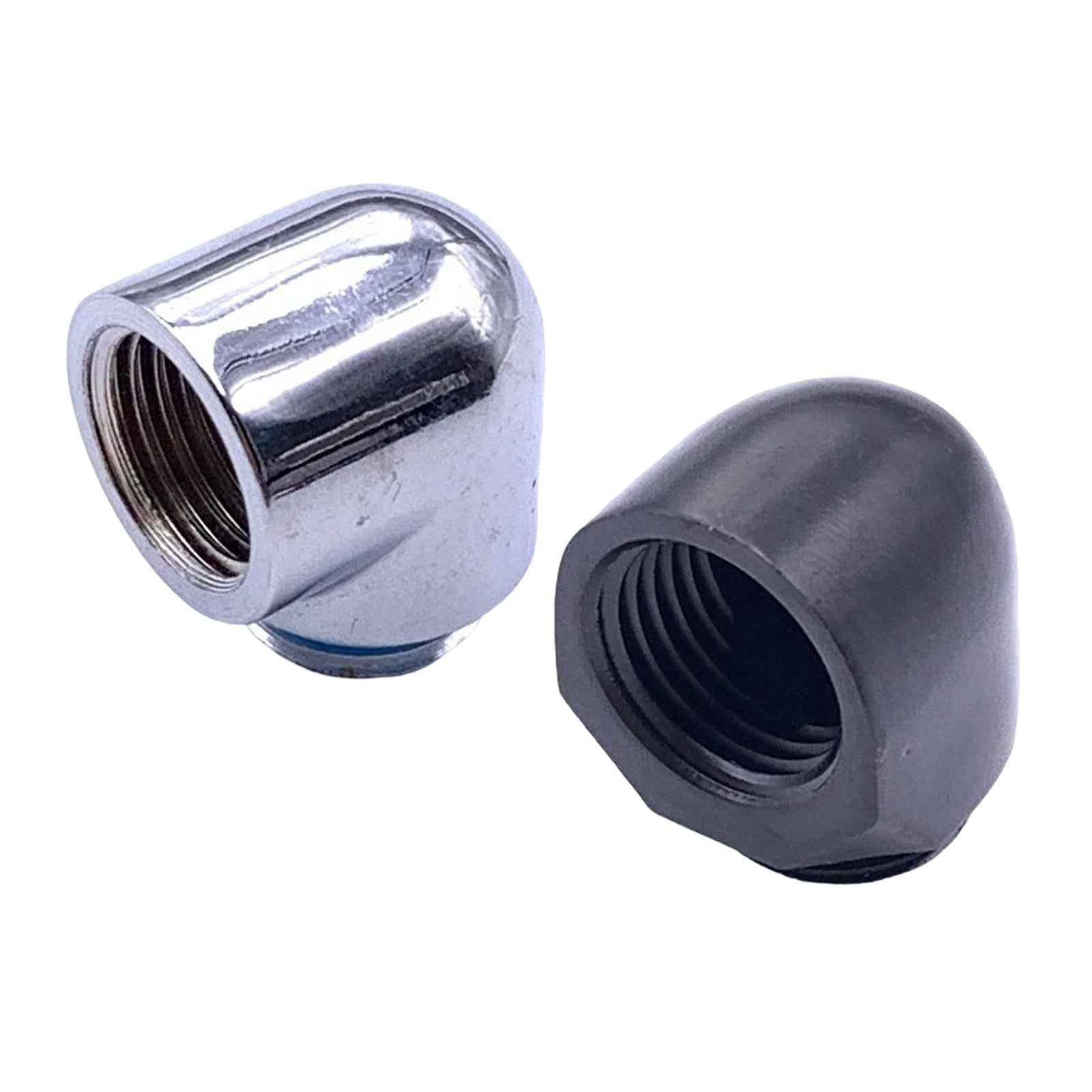 Extender Fitting 90 Degrees for PC Water Cooling System Accessories Silver