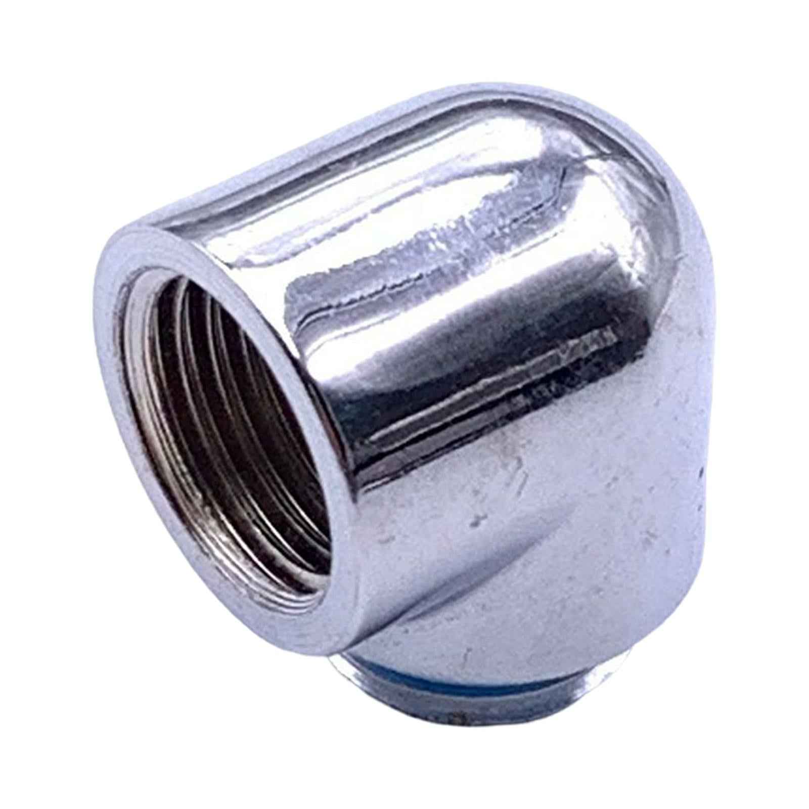 Extender Fitting 90 Degrees for PC Water Cooling System Accessories Silver
