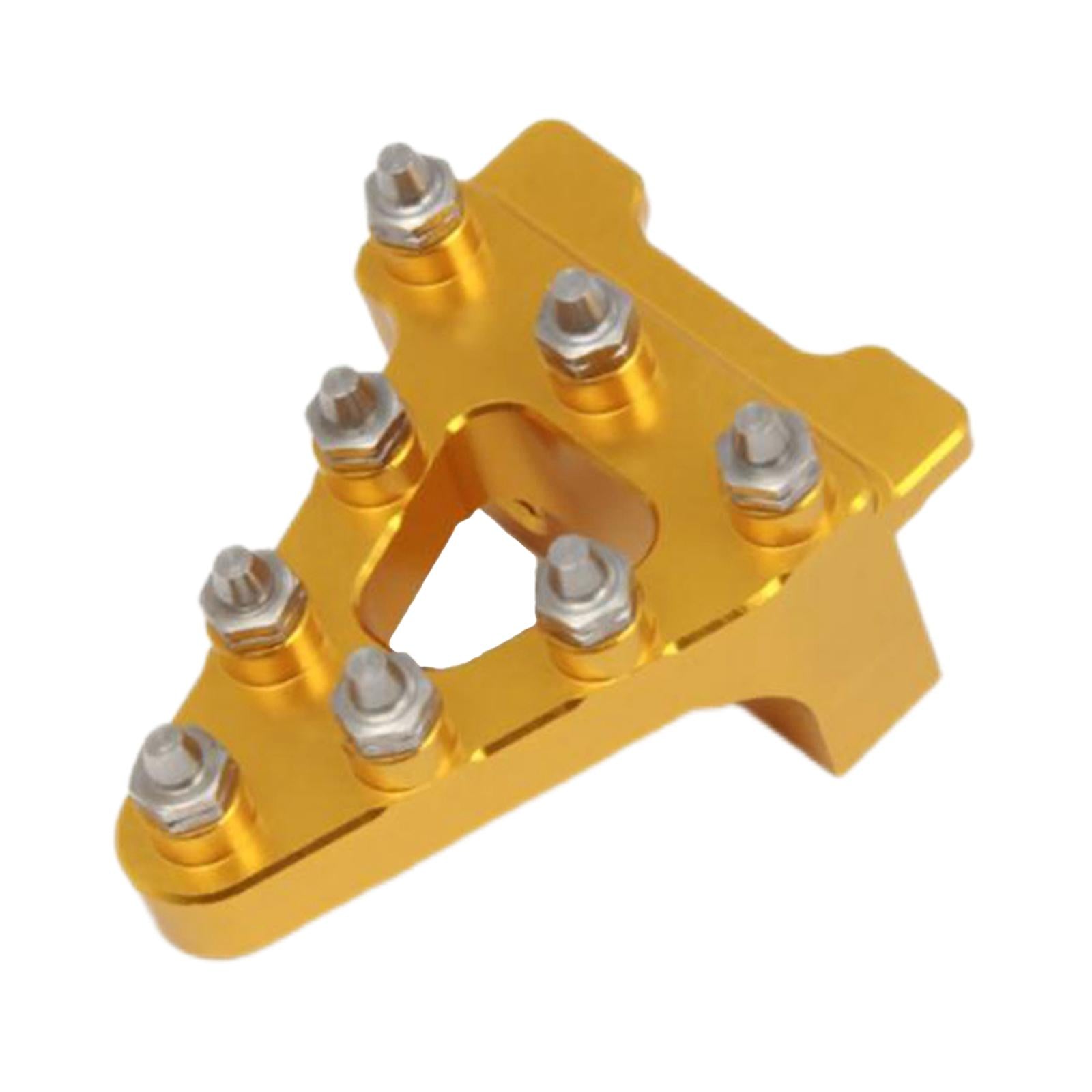 CNC Motorcycle Foot Brake Pedal Plate Tip for Pit Bikes Durable Premium Gold