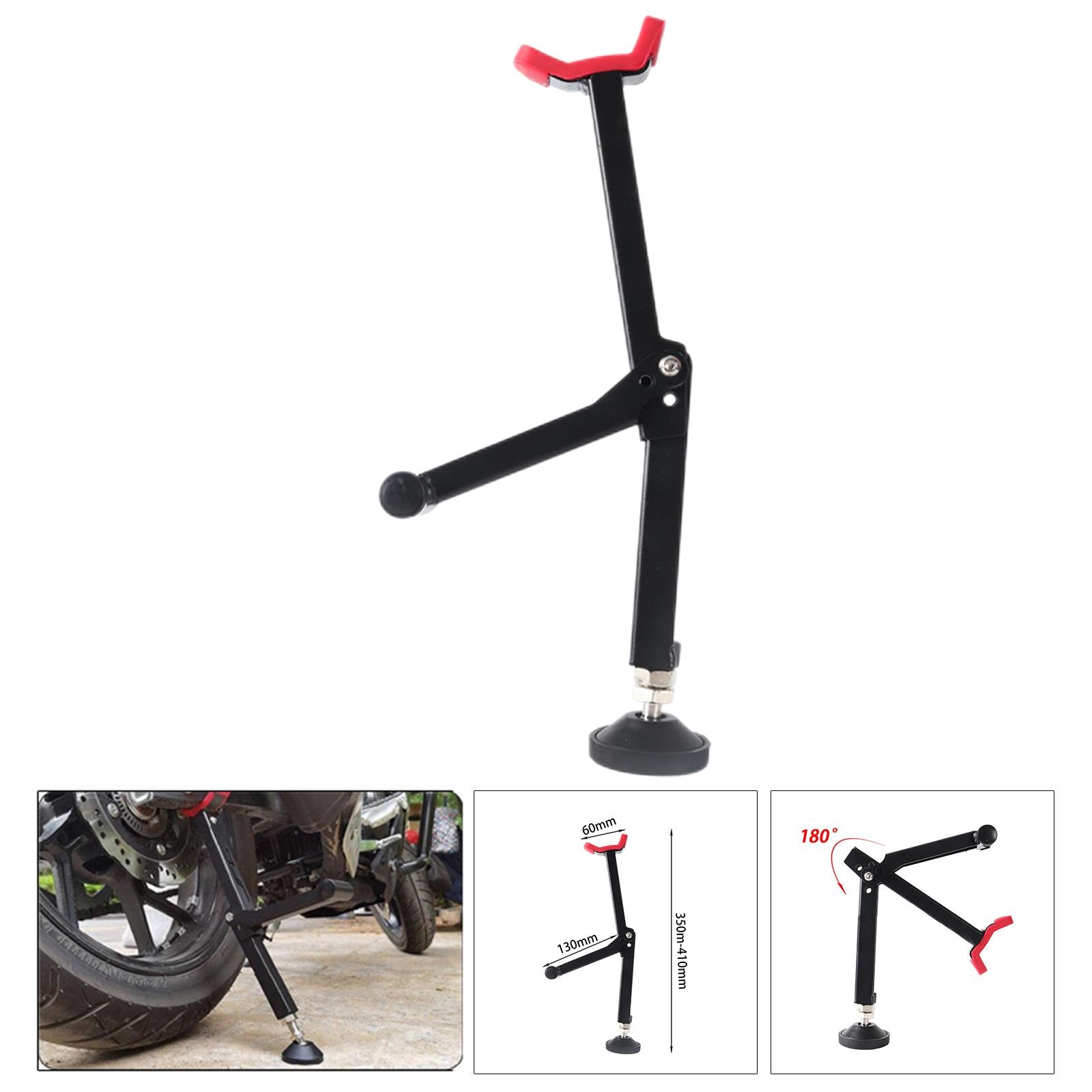 Motorcycle Wheel Support Side Stands Expandable Replacement Fit for Scooter