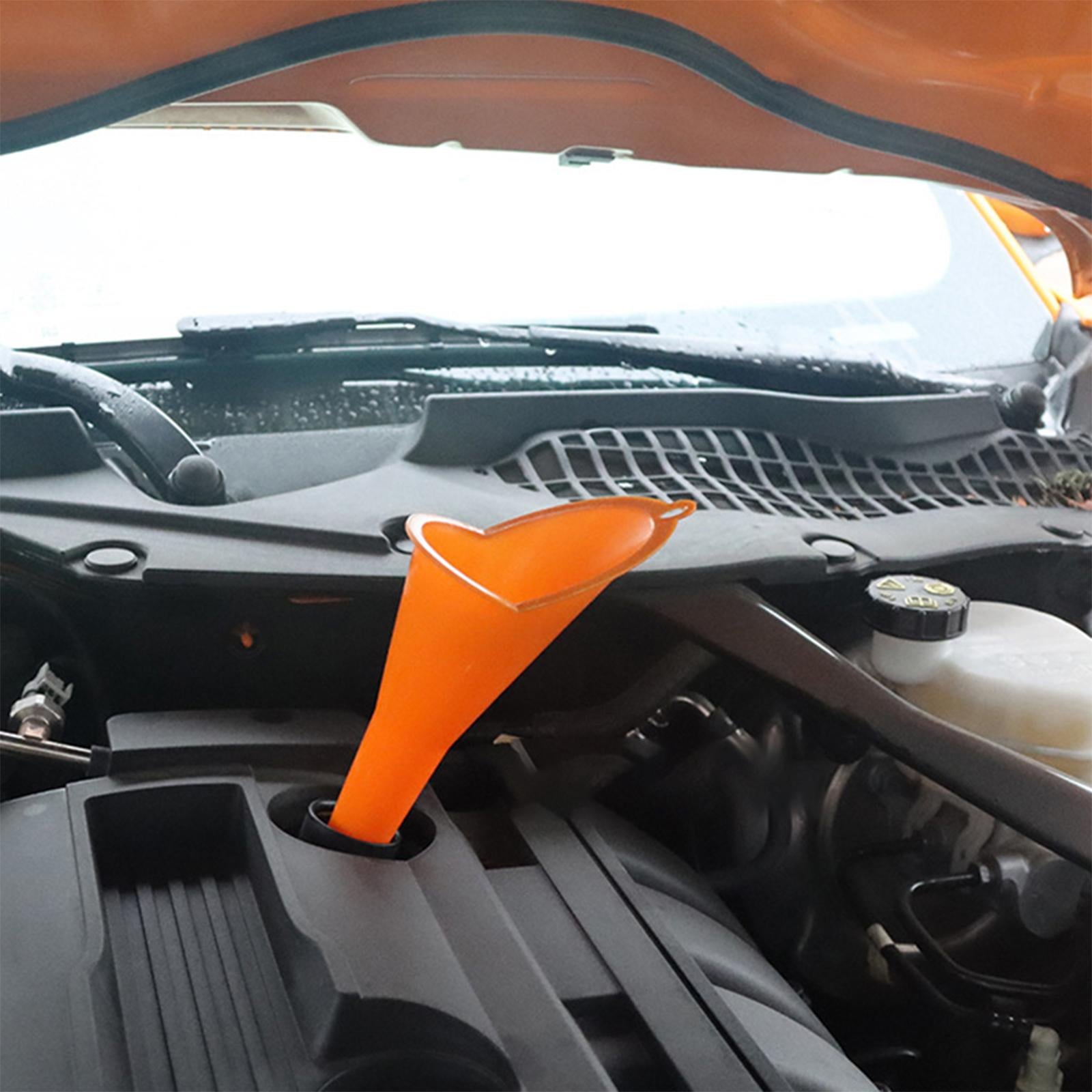 2xAll Purpose Long Neck Funnel PP for Liquids Fuel Fluids