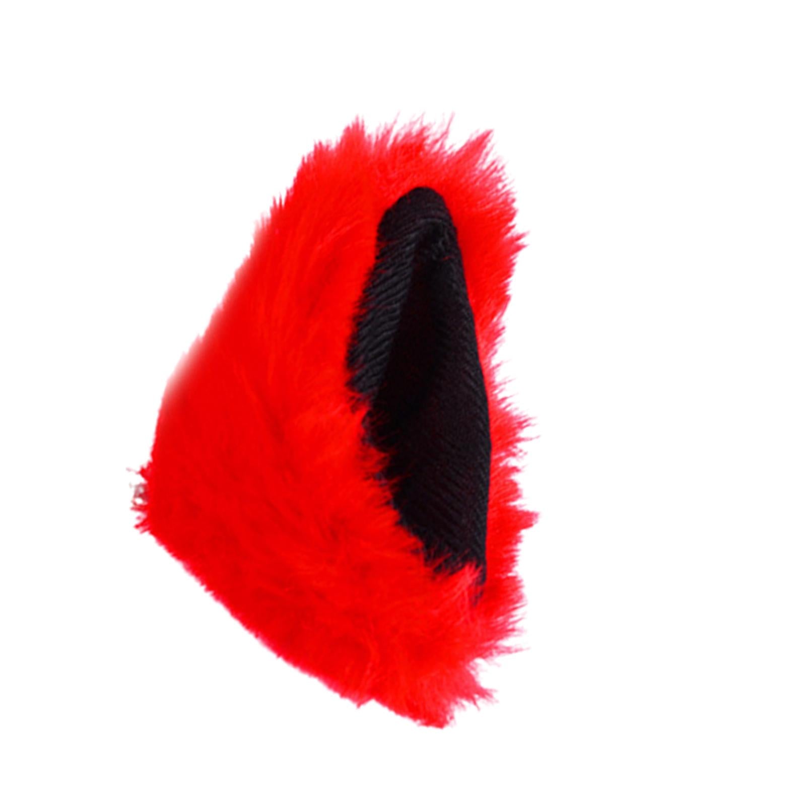 Ear Sticker Bicycle Scooter Helmet Accessory Easily Attach Red