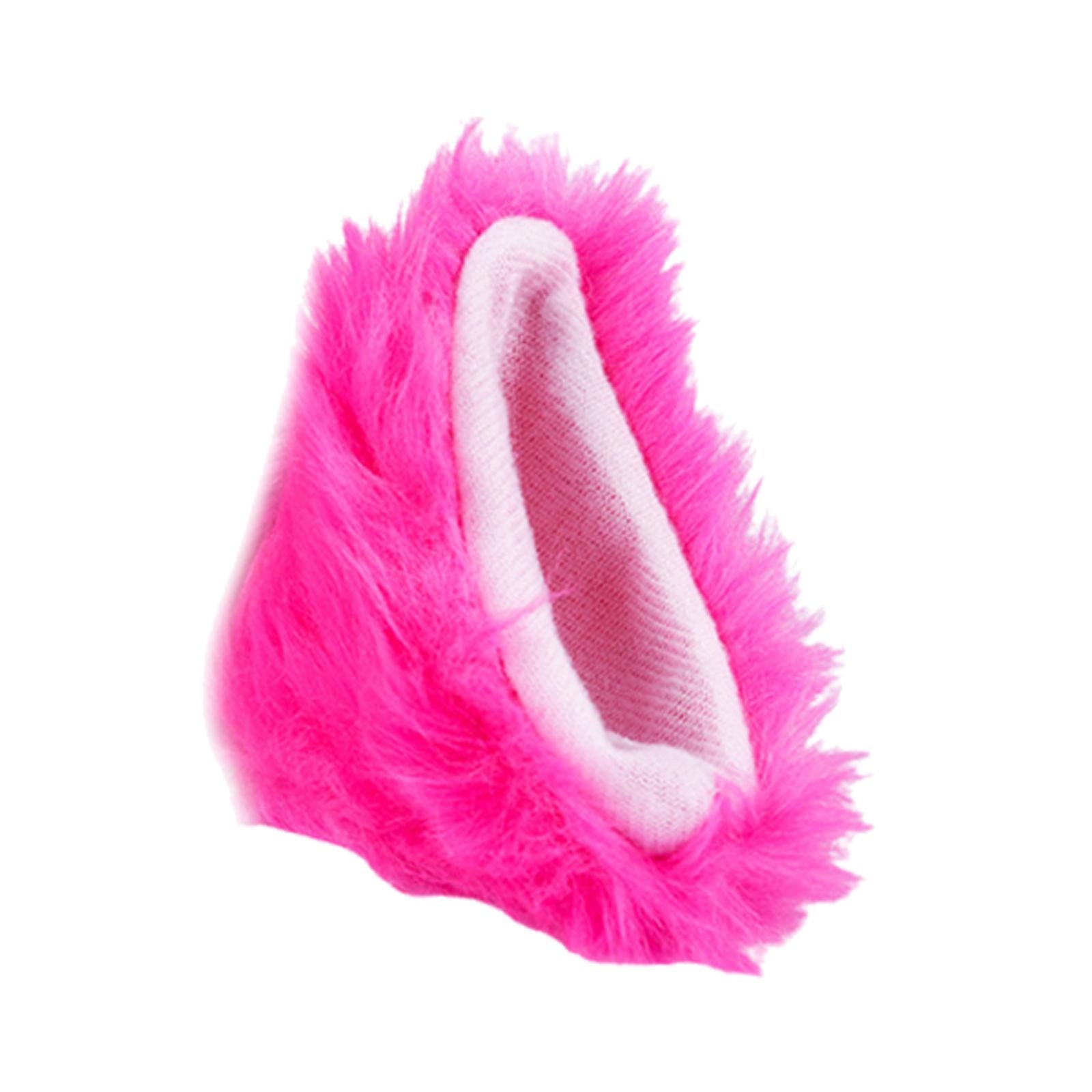 Ear Sticker Bicycle Scooter Helmet Accessory Easily Attach Rose Red