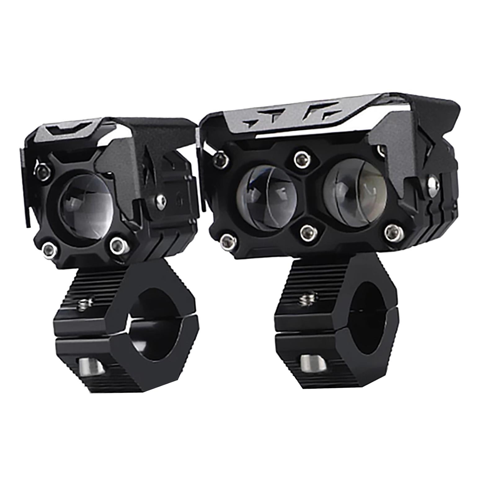 Motorcycle LED Spotlight Headlight LED Driving Light for Motorbike Double lenses