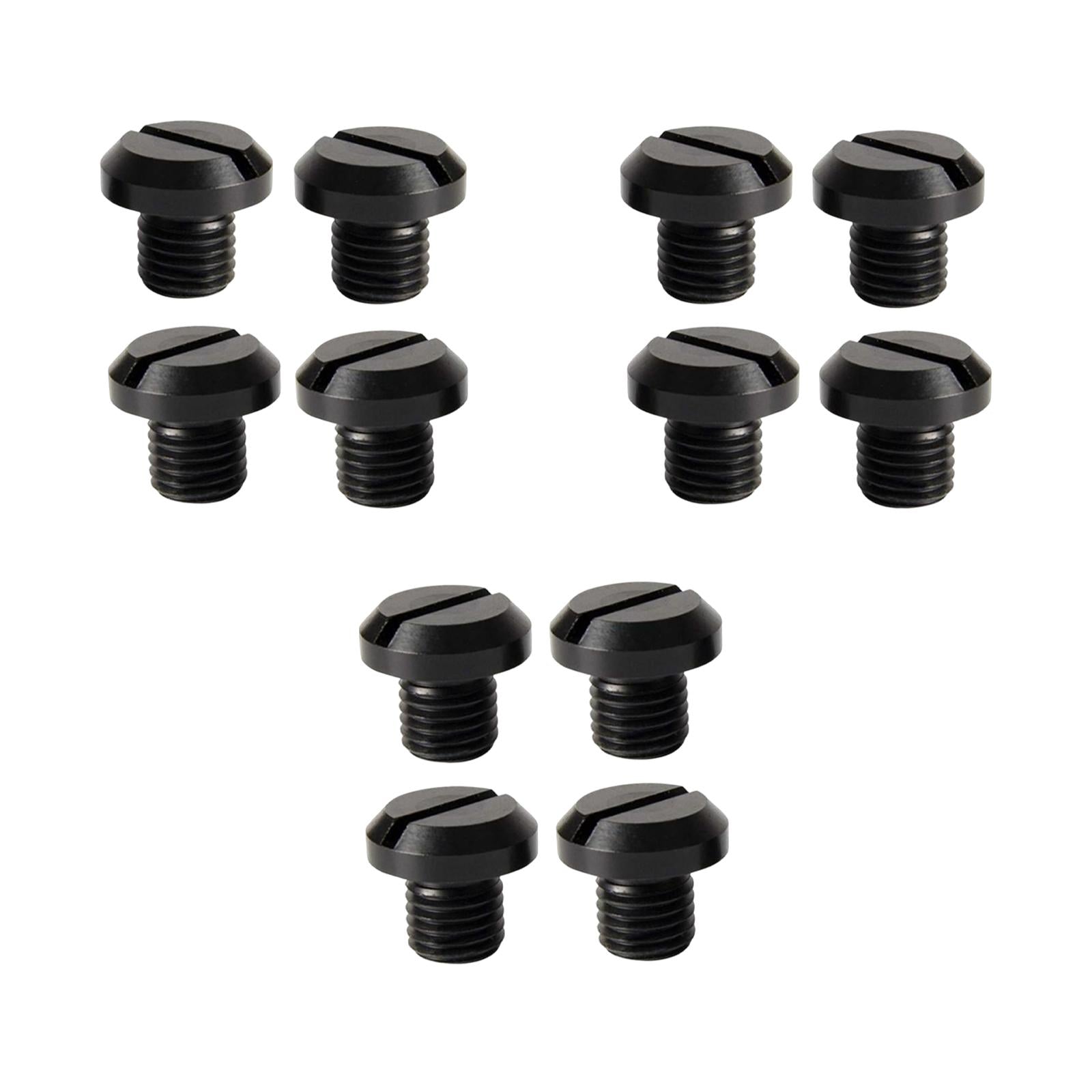 4x Motorcycle Mirror plug Screw Bolts M10 Metal Accessories Right Left